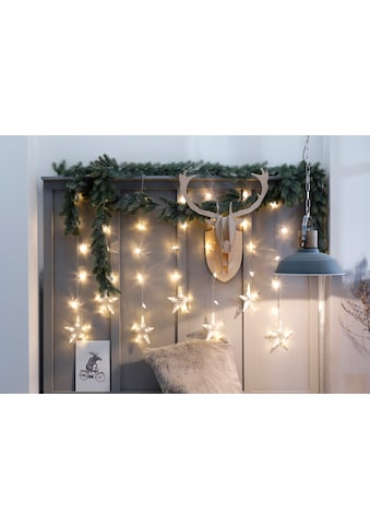 LED-Lichtervorhang »Sterne, Weihnachtsdeko aussen«, mit 7 Strängen