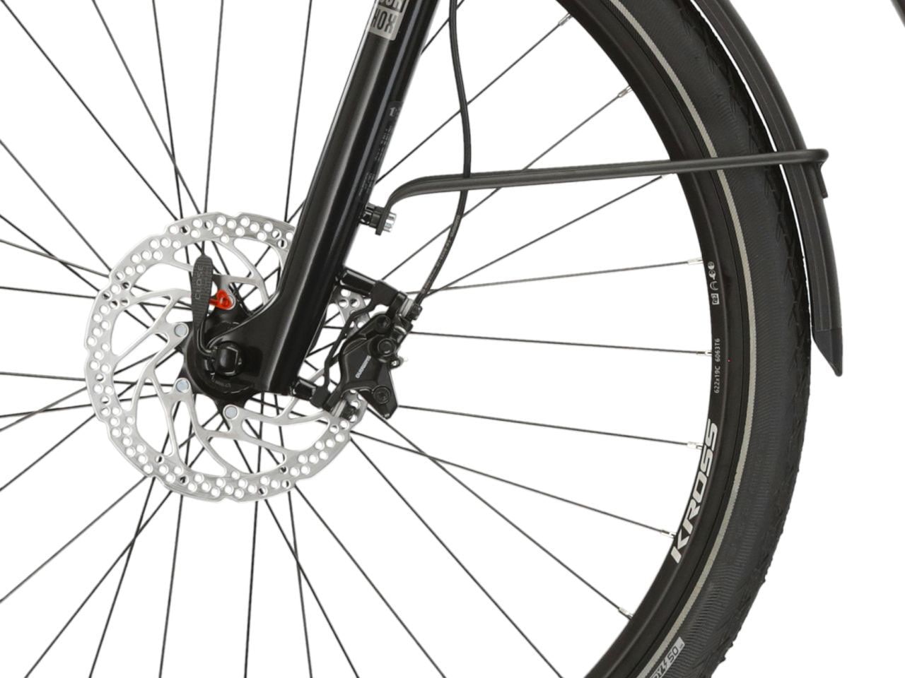 Kross »E-Trekkingrad Trans Hybrid 6.0 28 Zoll schwarz« 10 Gang Shimano DEORE XT T8000 Schaltwerk Kettenschaltung Mittelmotor 250 W Pedelec, Elektrofahrrad für Herren