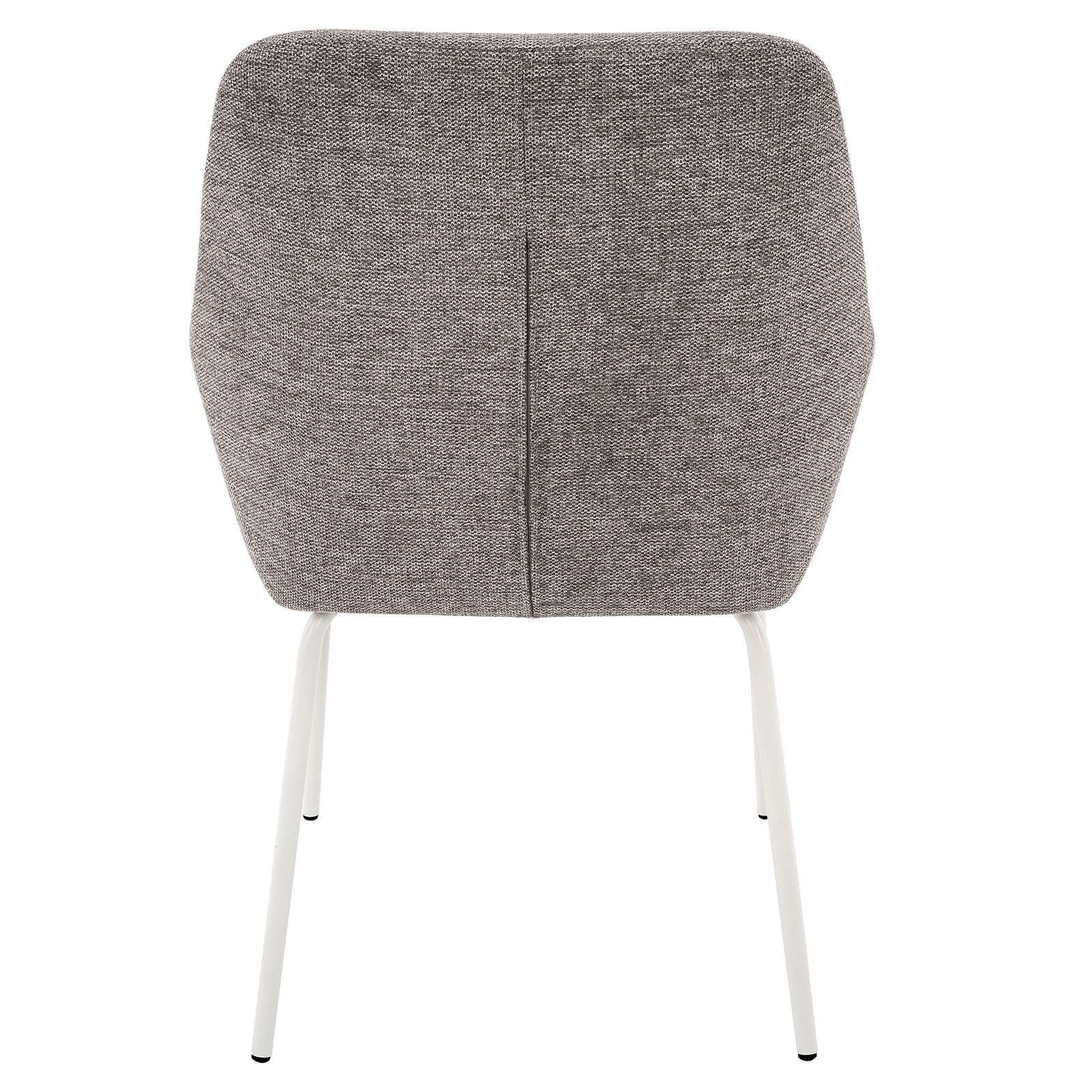 OTTO home Esszimmerstuhl »Gabbie« (Set) 2 Stk.mit weißen Metallbeinen, Webstoff Bezug, Sitzhöhe 47,5 cm