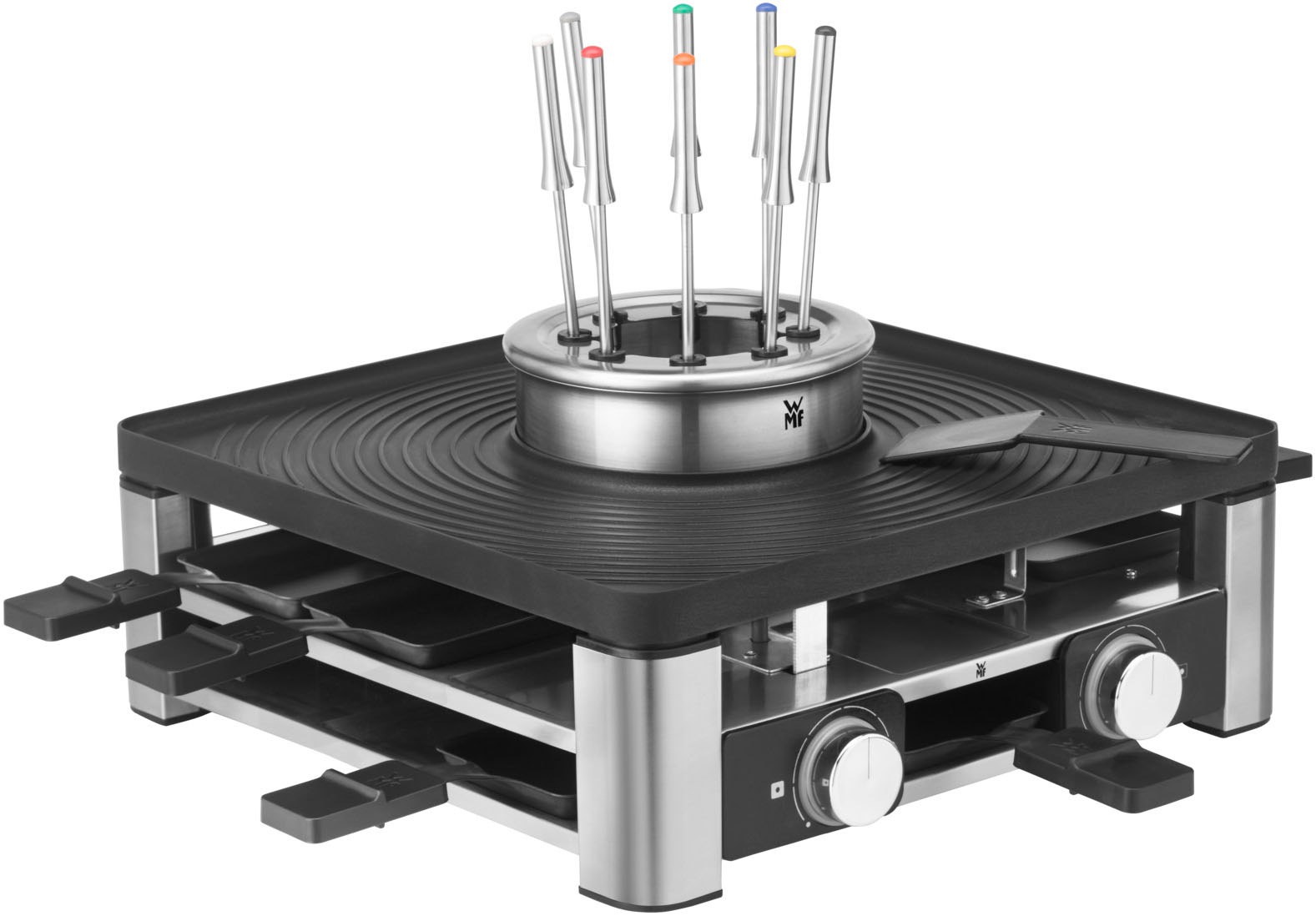 WMF Raclette »Lumero Gourmet Station 3-in-1, Raclette, Fondue und Indoor-Gr günstig online kaufen