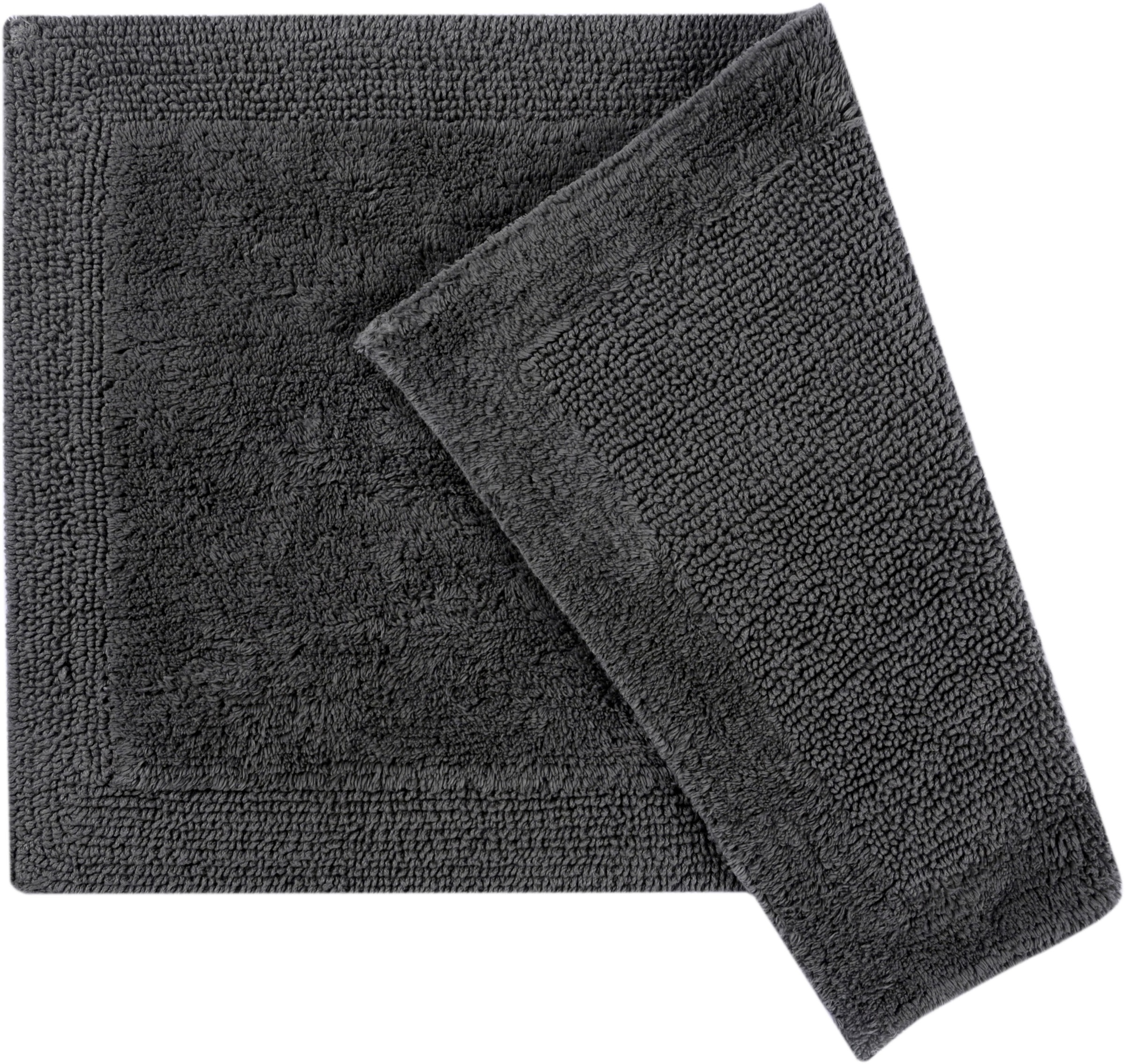 my home Badematte »Kapra, Badvorleger, Badezimmer Teppich« Höhe 14 mm beids günstig online kaufen