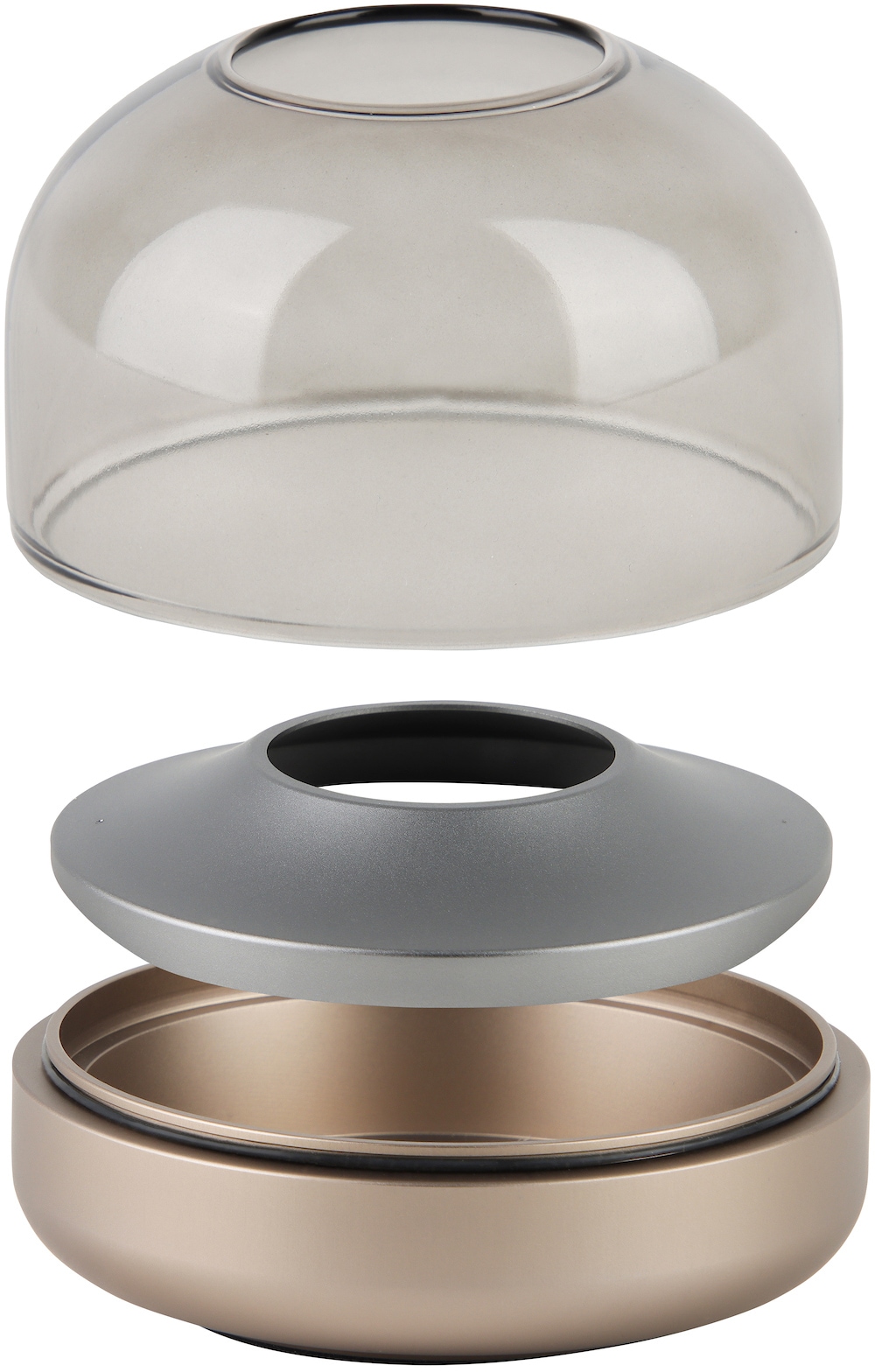 2. Bild von kooduu Windlicht »Glow 08«, hochwertiges Aluminium Designer Windlicht