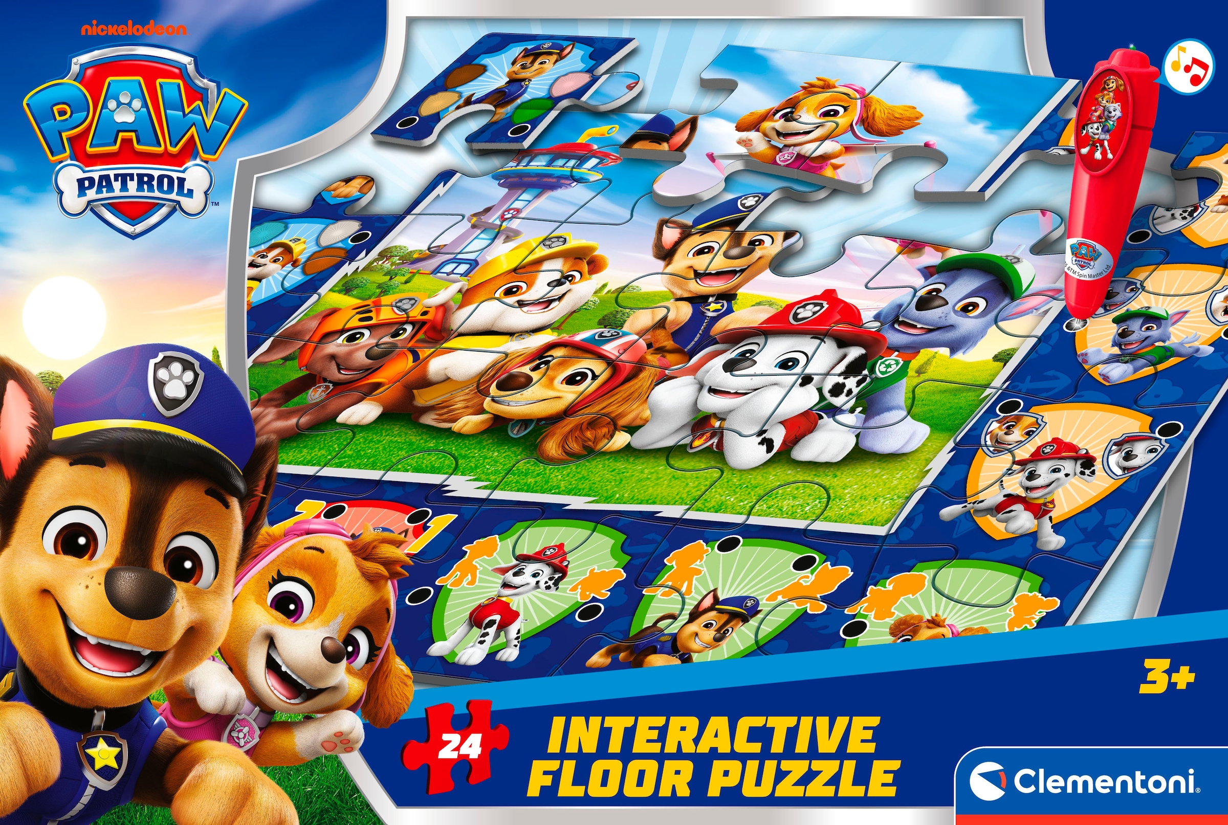 Clementoni® Puzzle »Quiz-Bodenpuzzle - Paw Patrol« Made in Europe