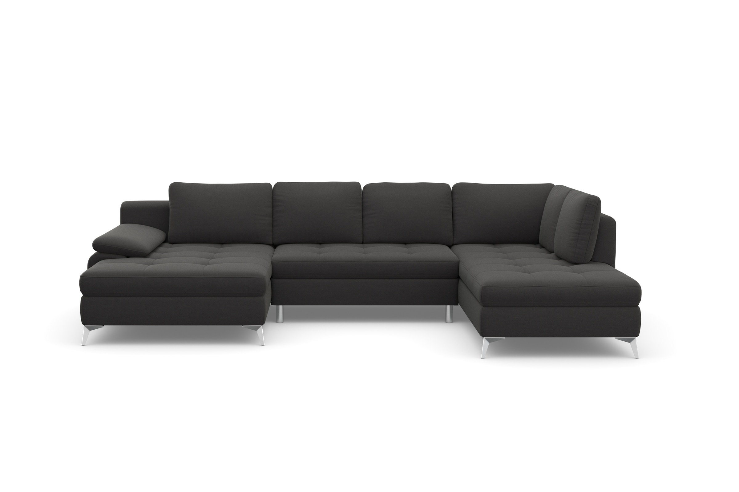 sit&more Wohnlandschaft »Latigo U-Form« mit Recamiere, wahlweise mit Bettfu günstig online kaufen