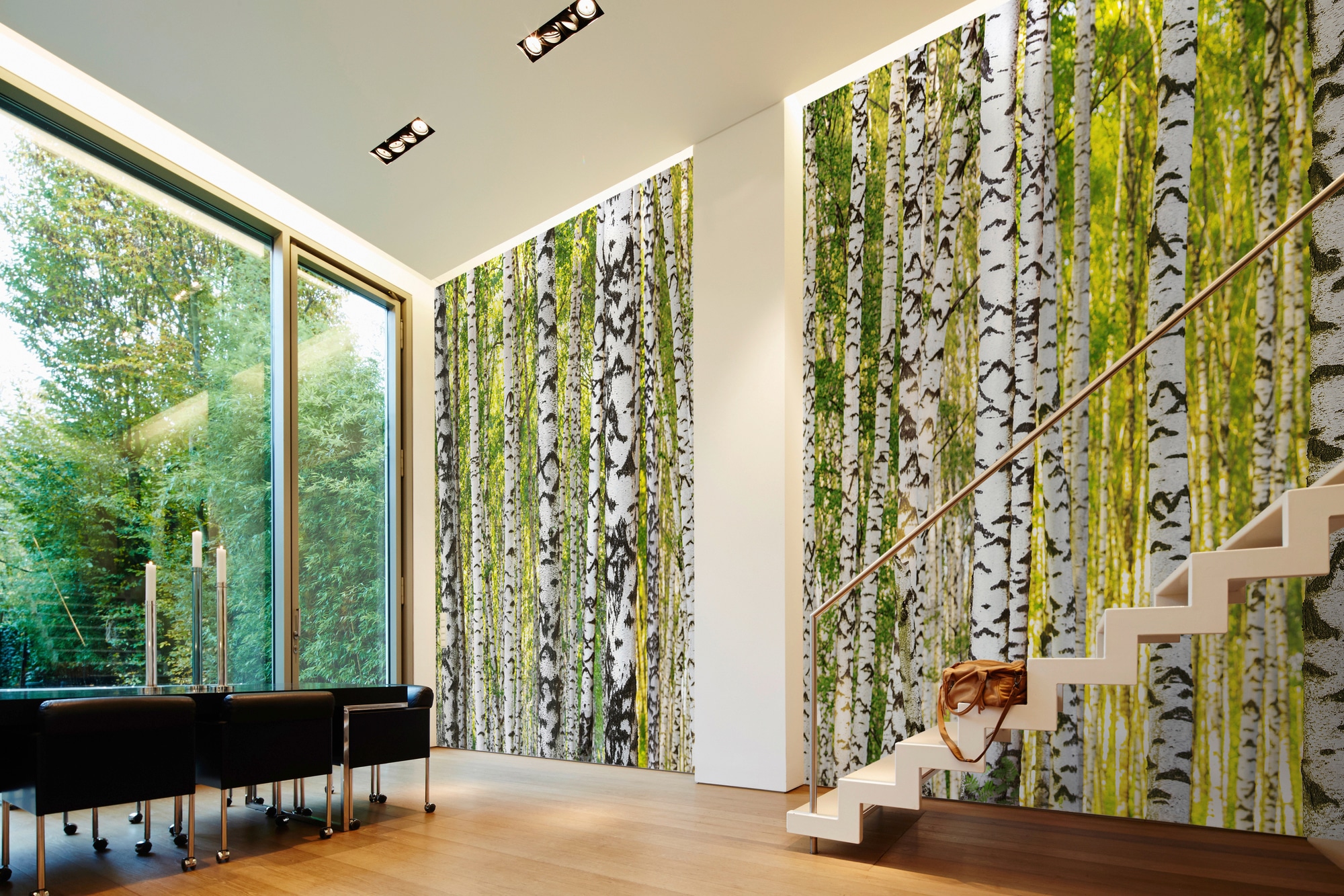 Architects Paper Fototapete »Birch Forest«, Vlies, Wand, Schräge
