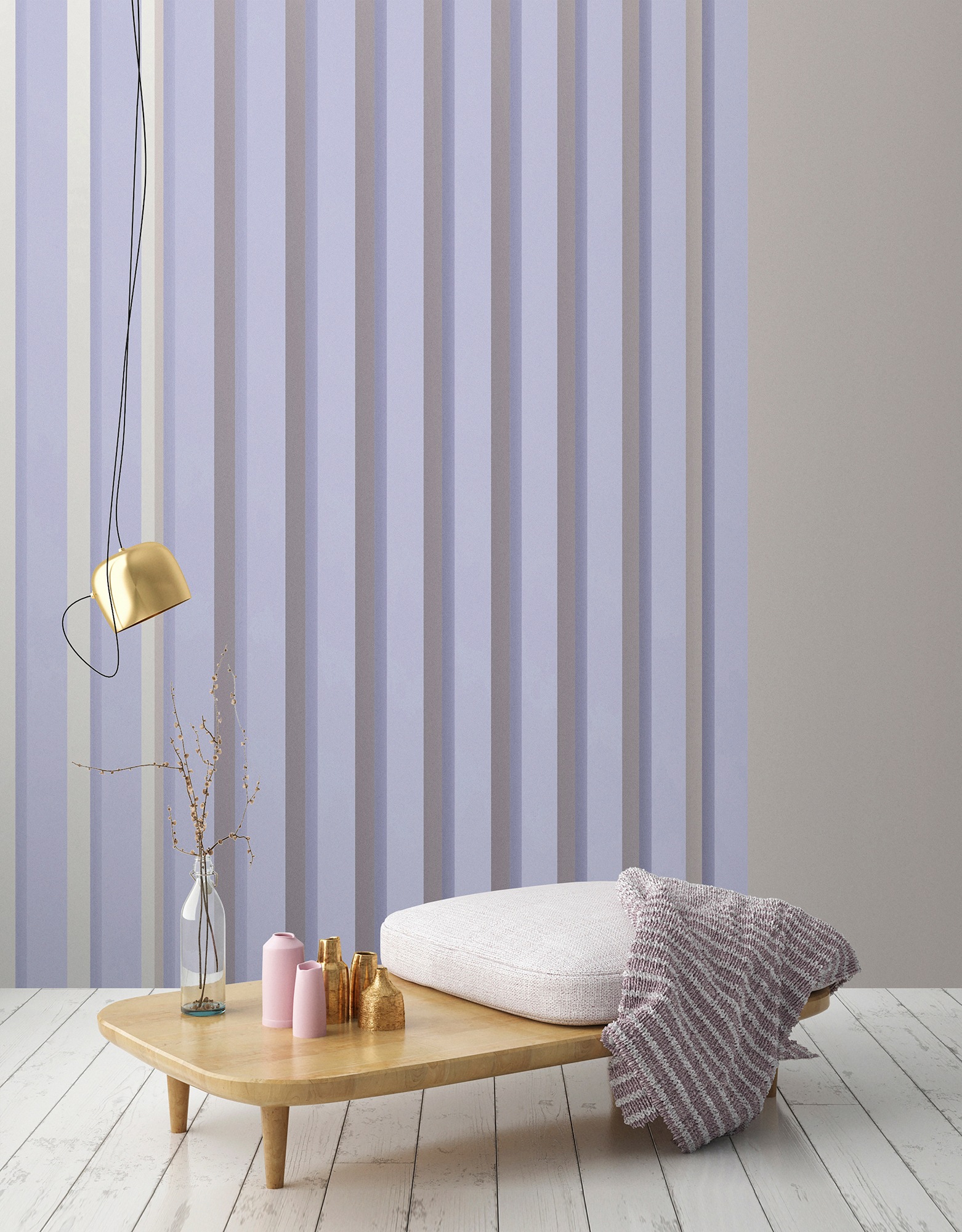 living walls Fototapete »Walls by Patel Illusion Room« glatt Vlies, Wand
