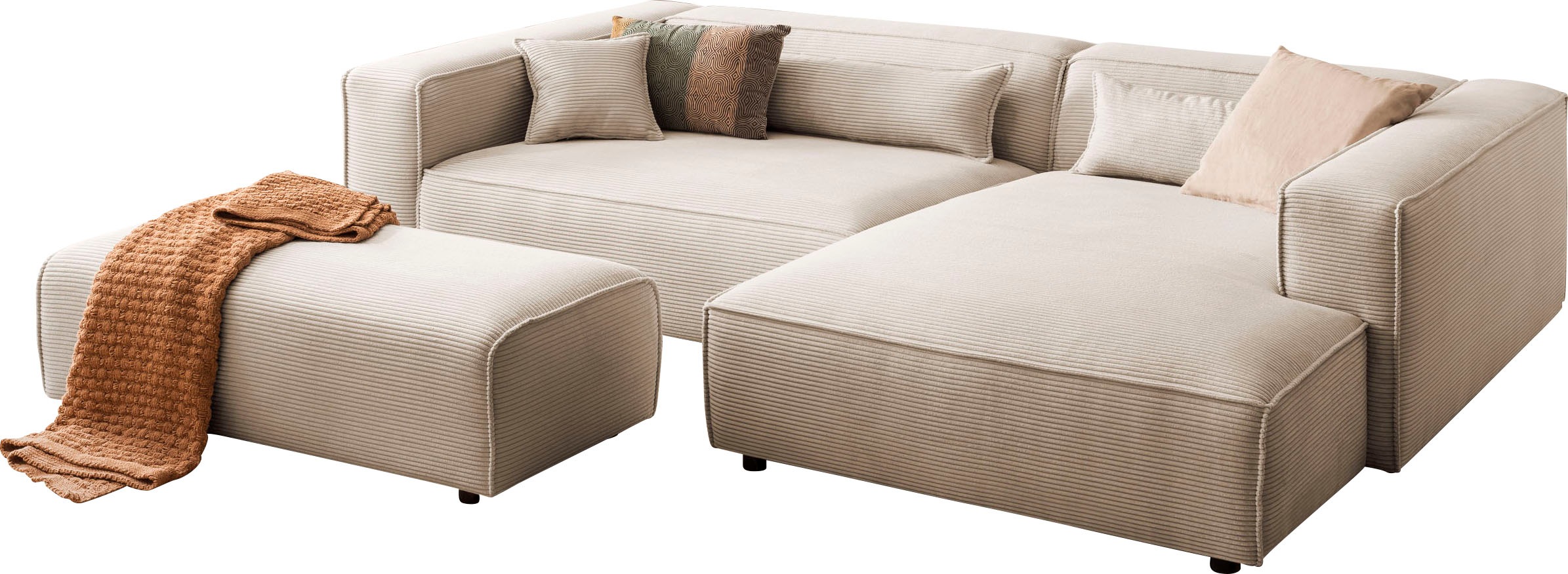 LeGer Home by Lena Gercke Polsterecke »PIARA XXL, L-Form, Schlaffunktion, C günstig online kaufen