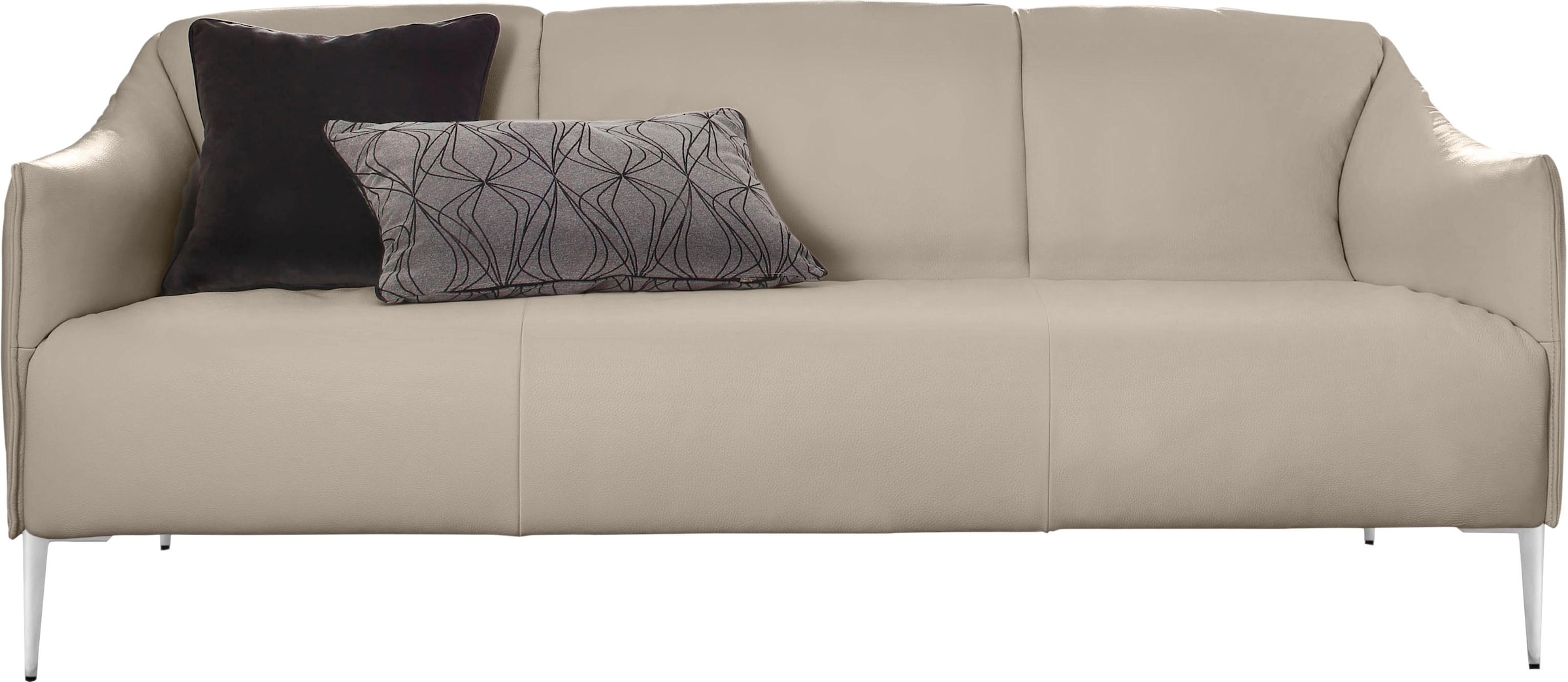 W.SCHILLIG 2,5-Sitzer »sally«, mit Metallfüßen in Chrom glänzend, Breite 194 cm