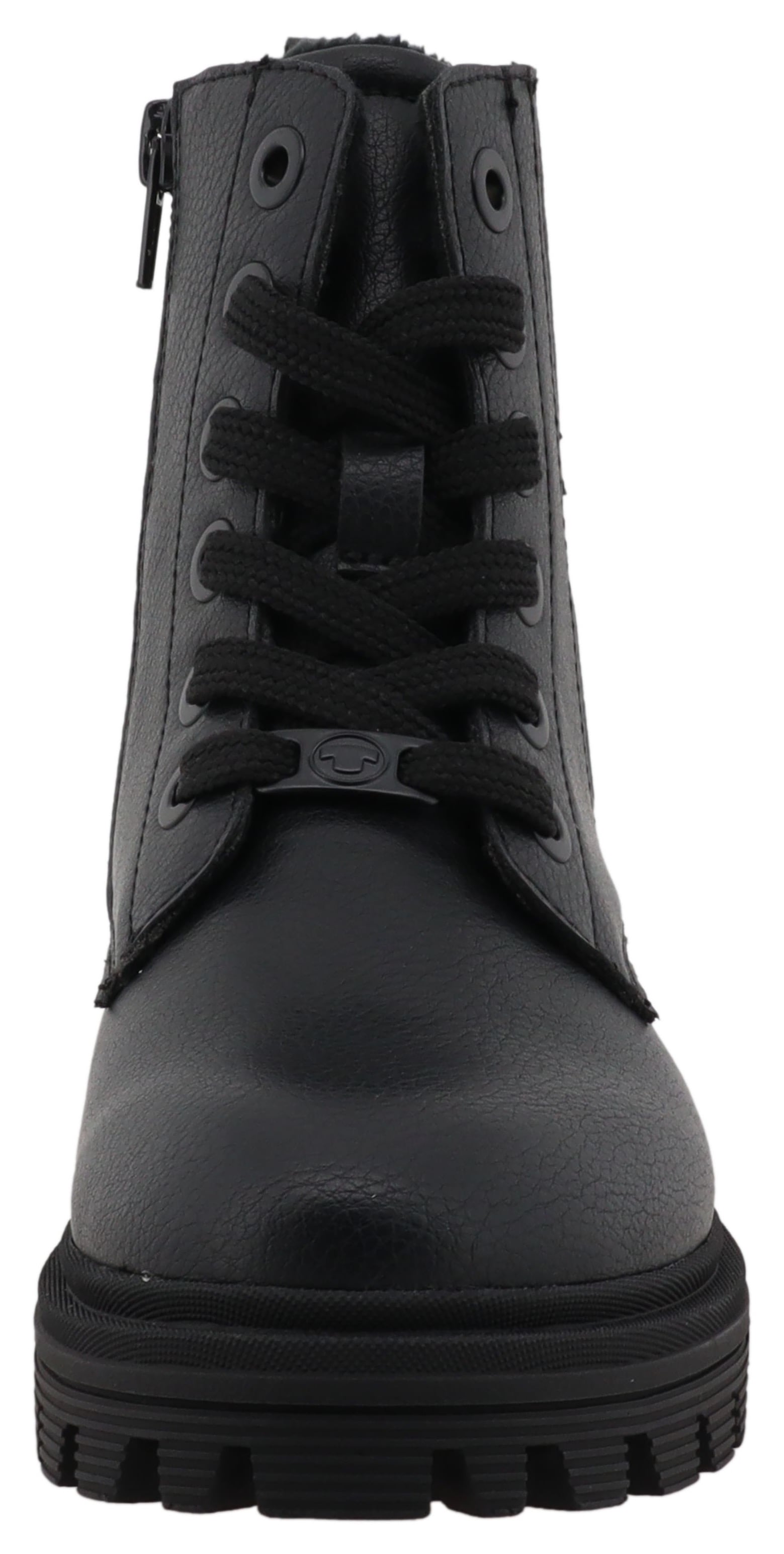 TOM TAILOR Winterstiefel, mit markantem Logoschriftzug