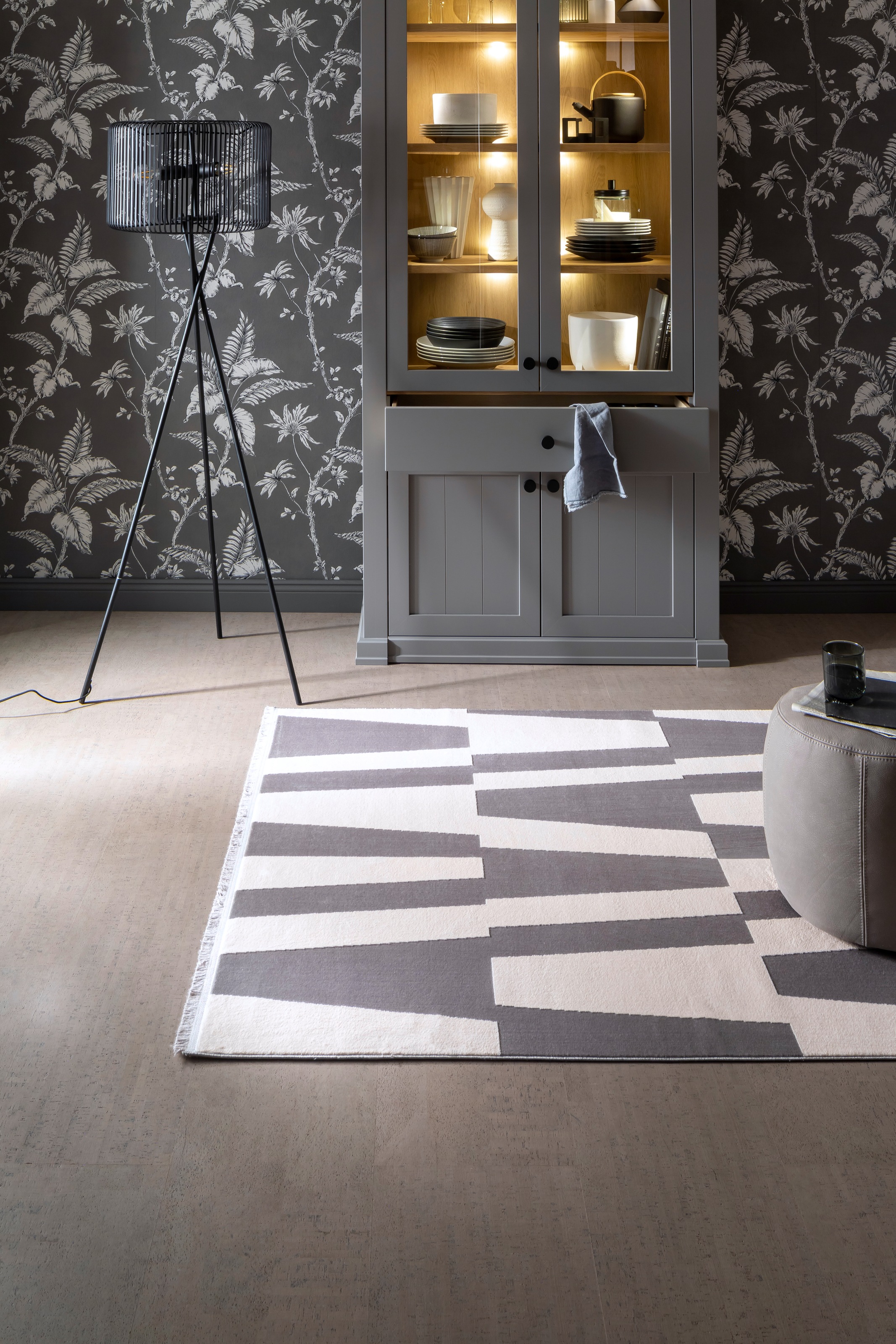 SCHÖNER WOHNEN-Kollektion Teppich »Magic 6104« rechteckig 7 mm Höhe Hoch Tief Struktur, mit Viskose, weich und glänzend