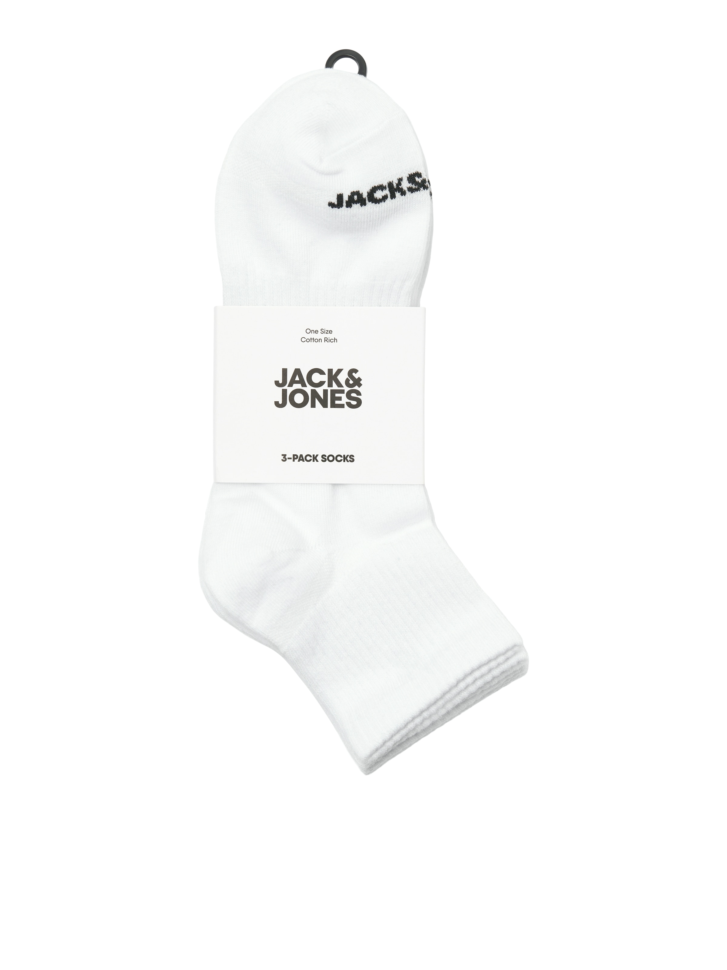 Jack & Jones Freizeitsocken »JACLUCA SHORT TENNIS SOCKS 3 PACK NOOS« Packung, 3 Paar tlg.