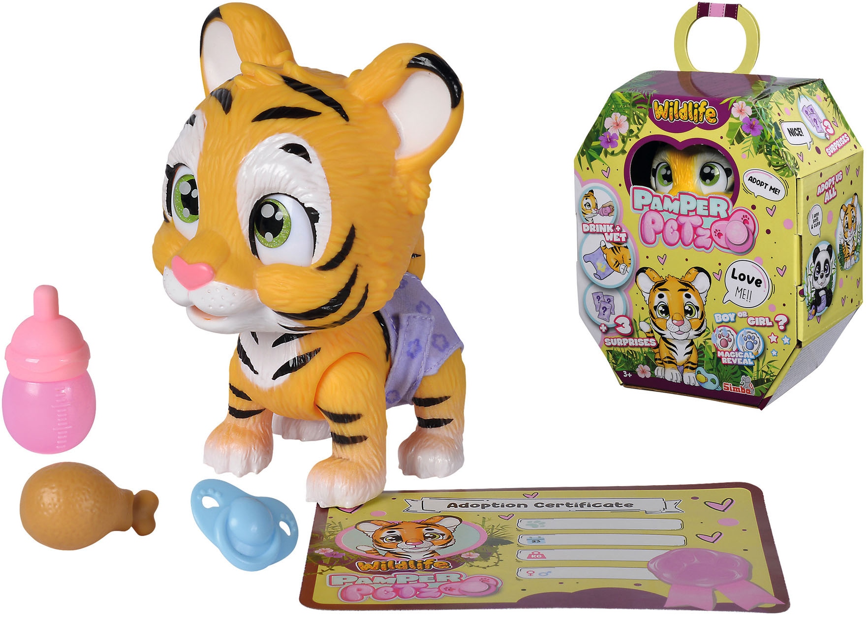 SIMBA Spielfigur »Pamper Petz Tiger«, mit Funktionen