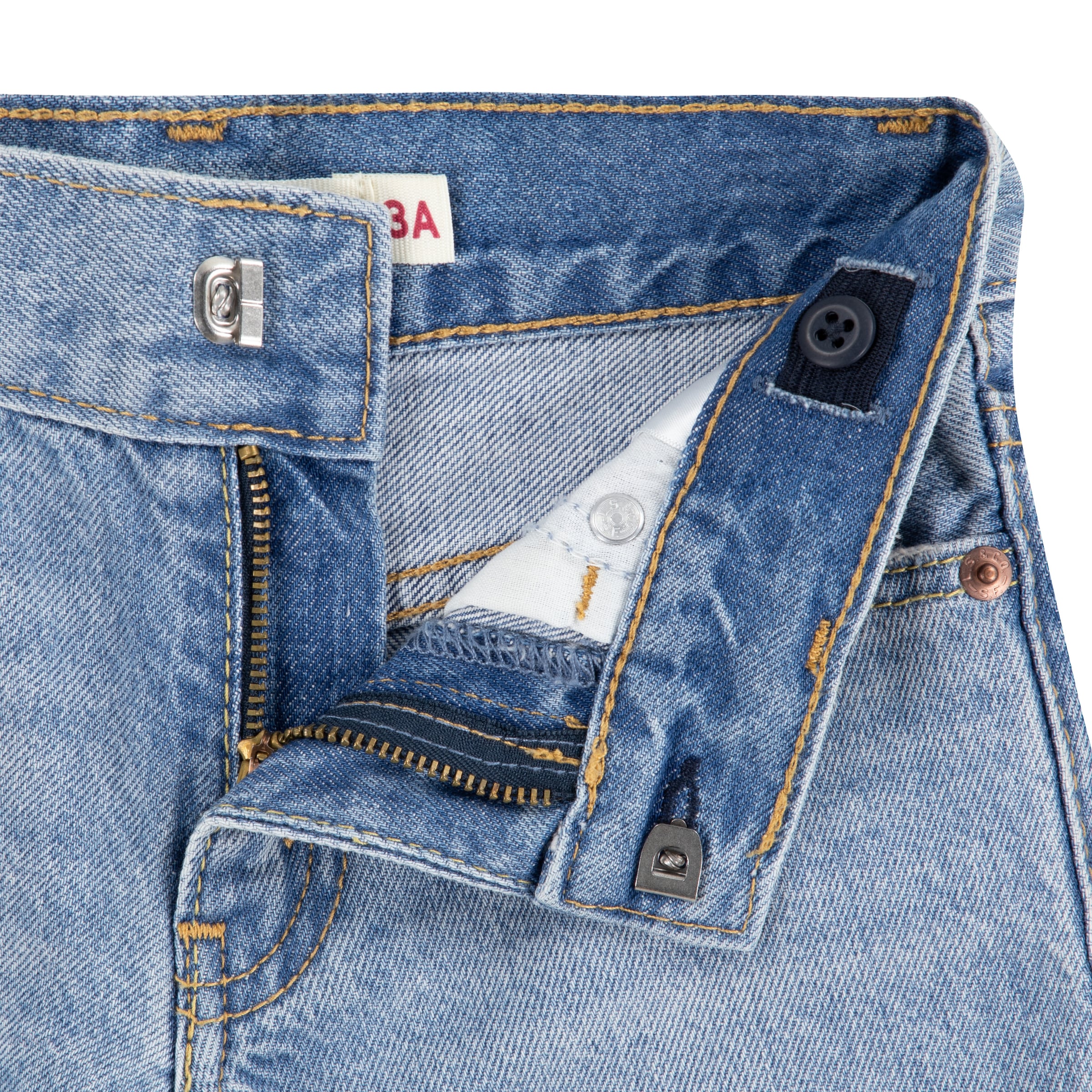 Levi's® Kids Jeansshorts aus robustem Baumwolldenim