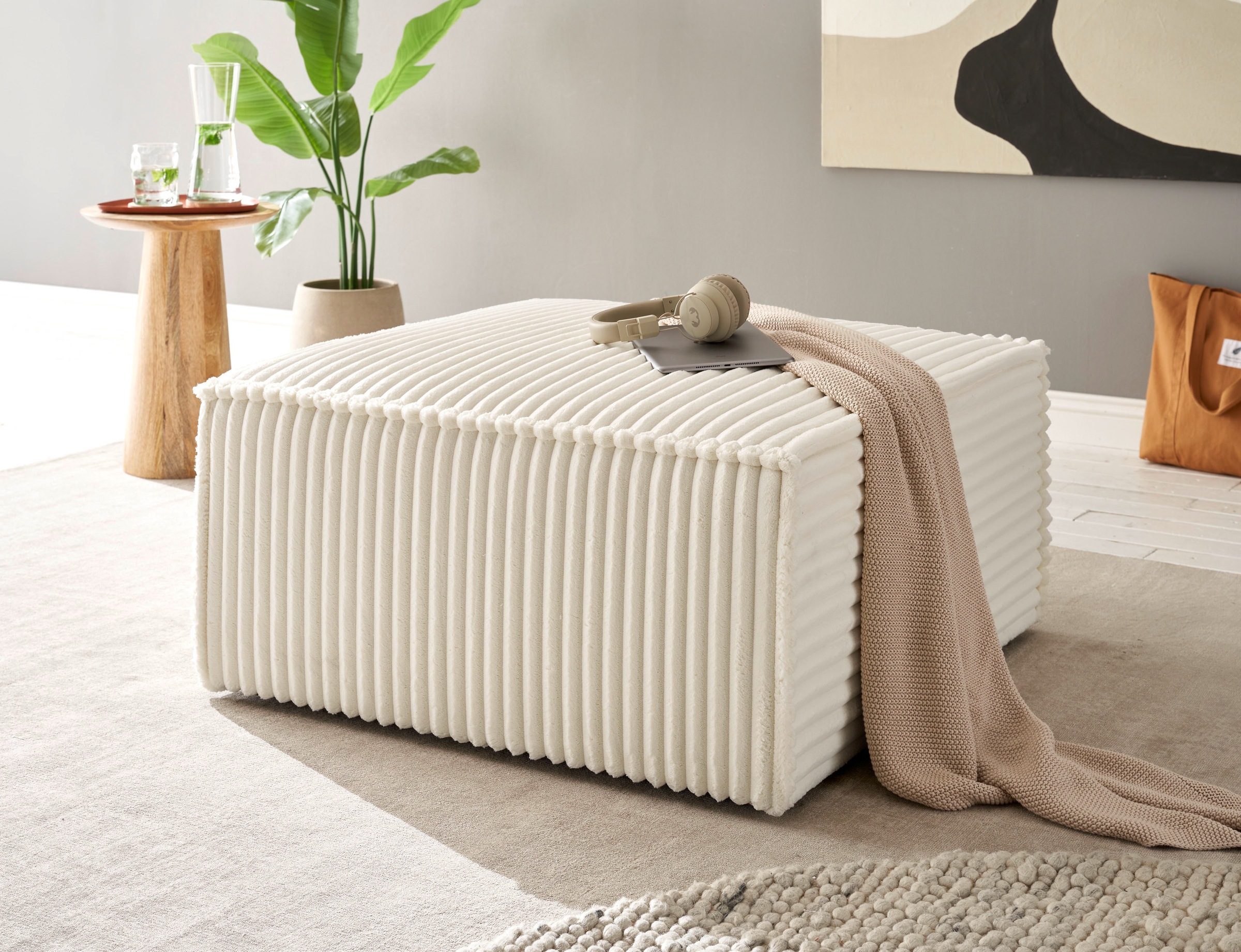andas Hocker »FINNLEY«, passend zur Polster-Serie FINNLEY