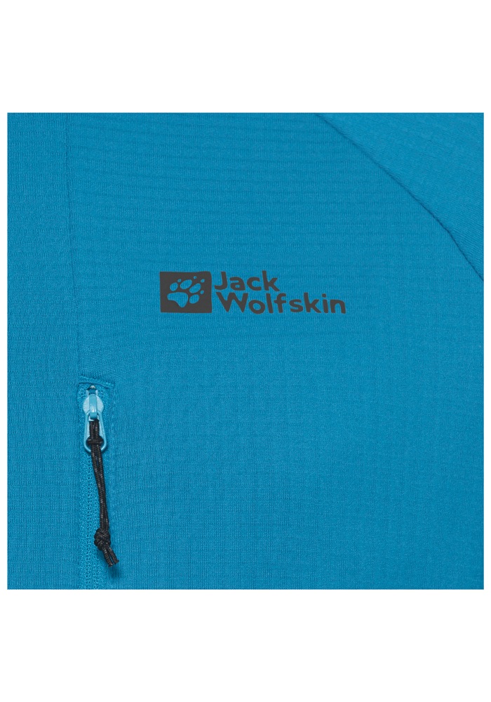 Jack Wolfskin Fleecejacke »KOLBENBERG HOODED FZ M«, mit Kapuze