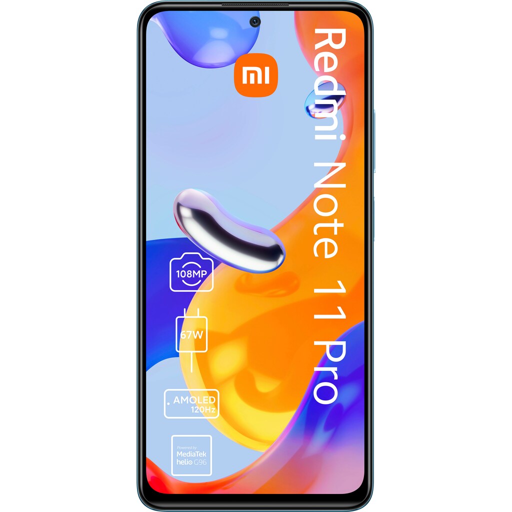 Xiaomi Smartphone »Redmi Note 11 Pro«, Star Blue, 16,94 cm/6,67 Zoll, 128 GB Speicherplatz, 108 MP Kamera