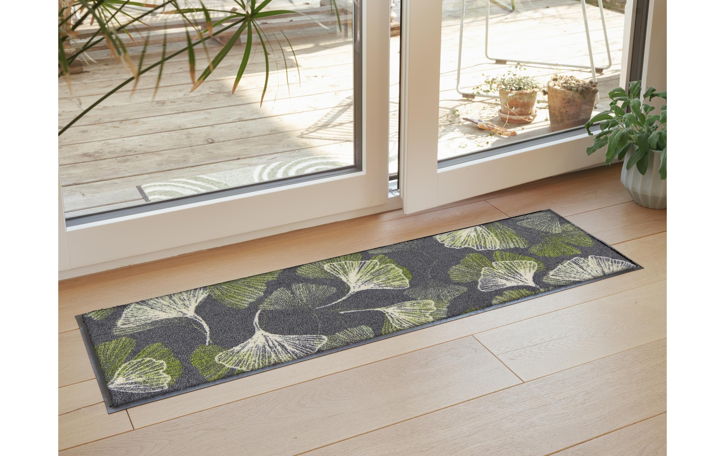   Fußmatte »Salonlöwe Gingko Allover 30 cm x 100 cm«