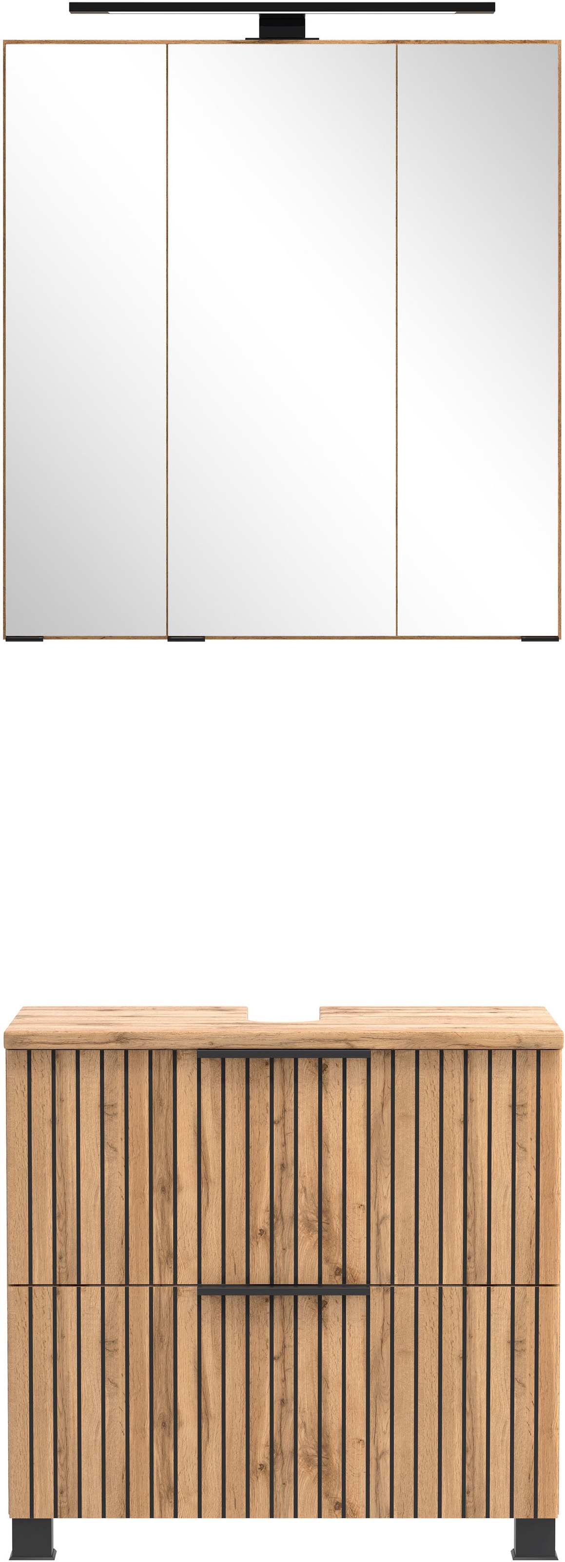 welltime Badezimmer-Set »Welltime Möbel, Carlton Unterbecken-Set 2teilig, 6 günstig online kaufen