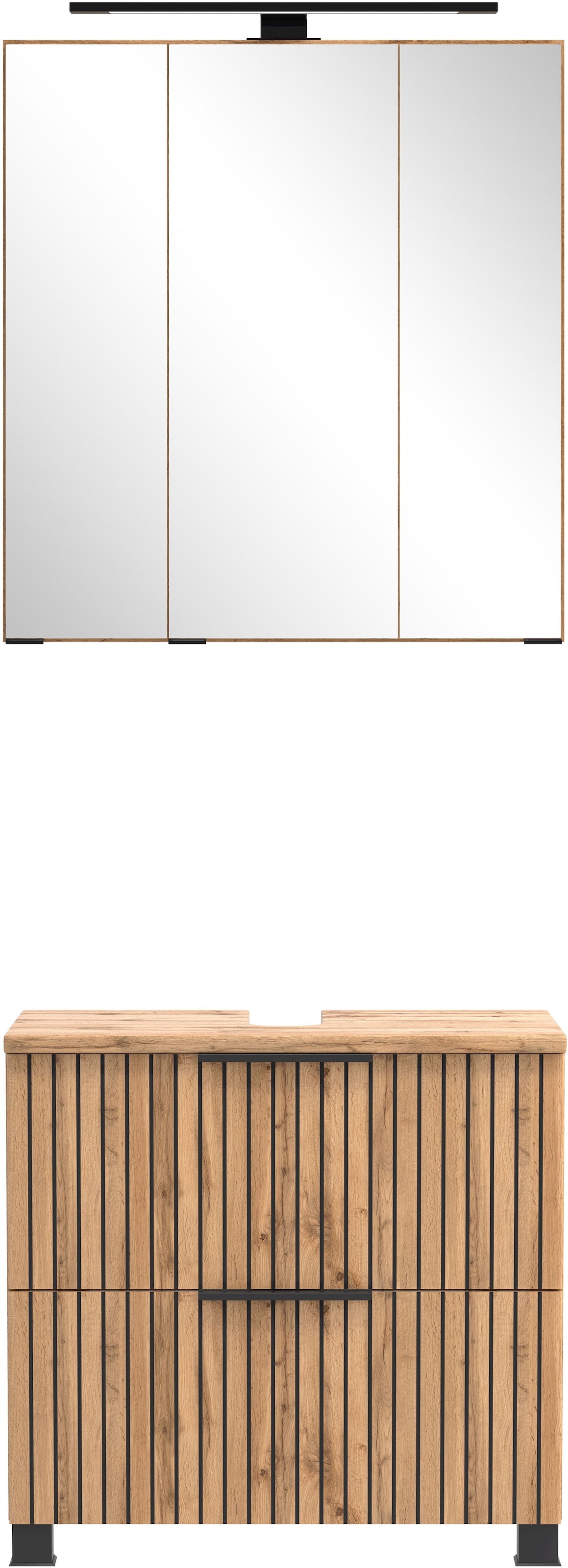 welltime Badezimmer-Set »Welltime Möbel, Carlton Unterbecken-Set 2teilig, 6 günstig online kaufen