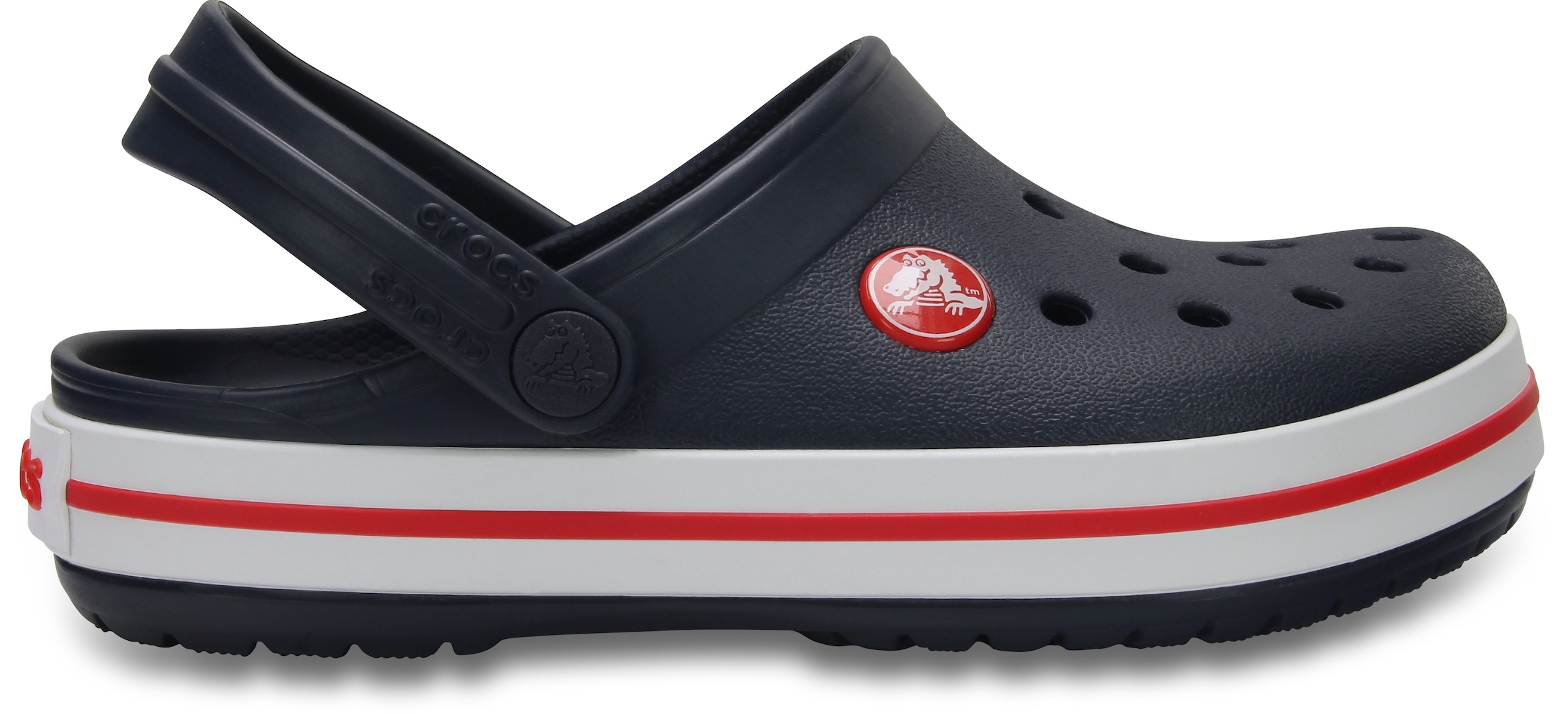 Crocs Clog »Crocband Clog K«  Sommerschuh, Schlappen, Hausschuh, Badeschuh mit Kontrast-Akzenten