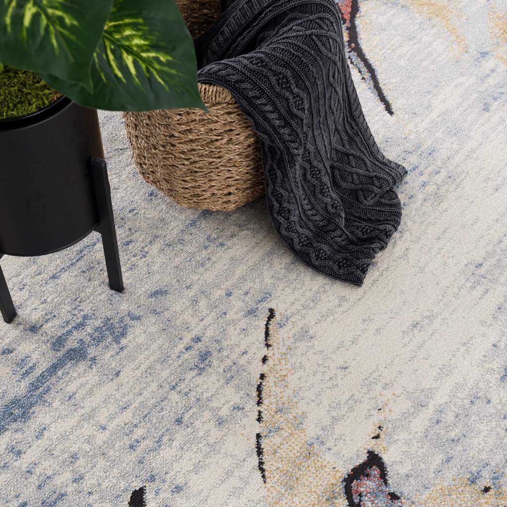 Carpet City Teppich »Mista 2699«, rechteckig, 9 mm Höhe, Läufer, Kurzflor, Abstrakt, Multicolor, Weich