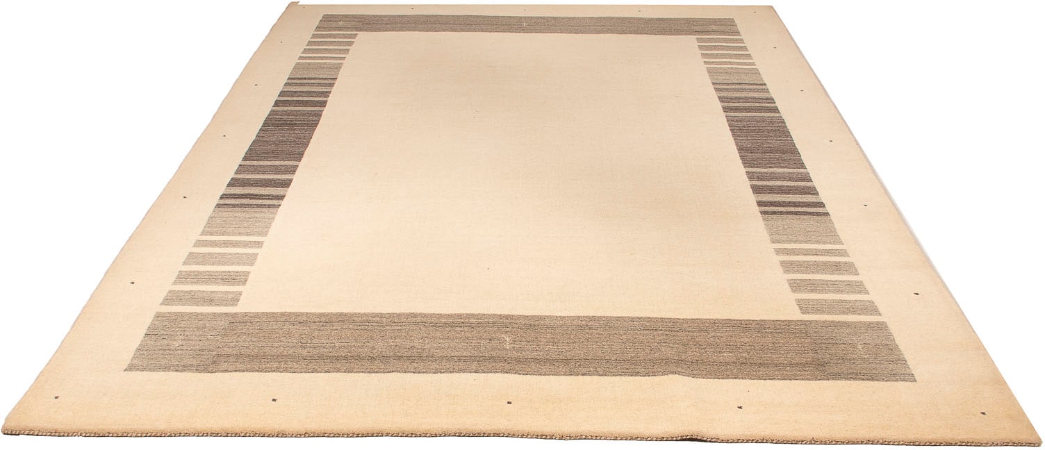 morgenland Wollteppich »Gabbeh - Softy - 296 x 203 cm - beige«, rechteckig, günstig online kaufen