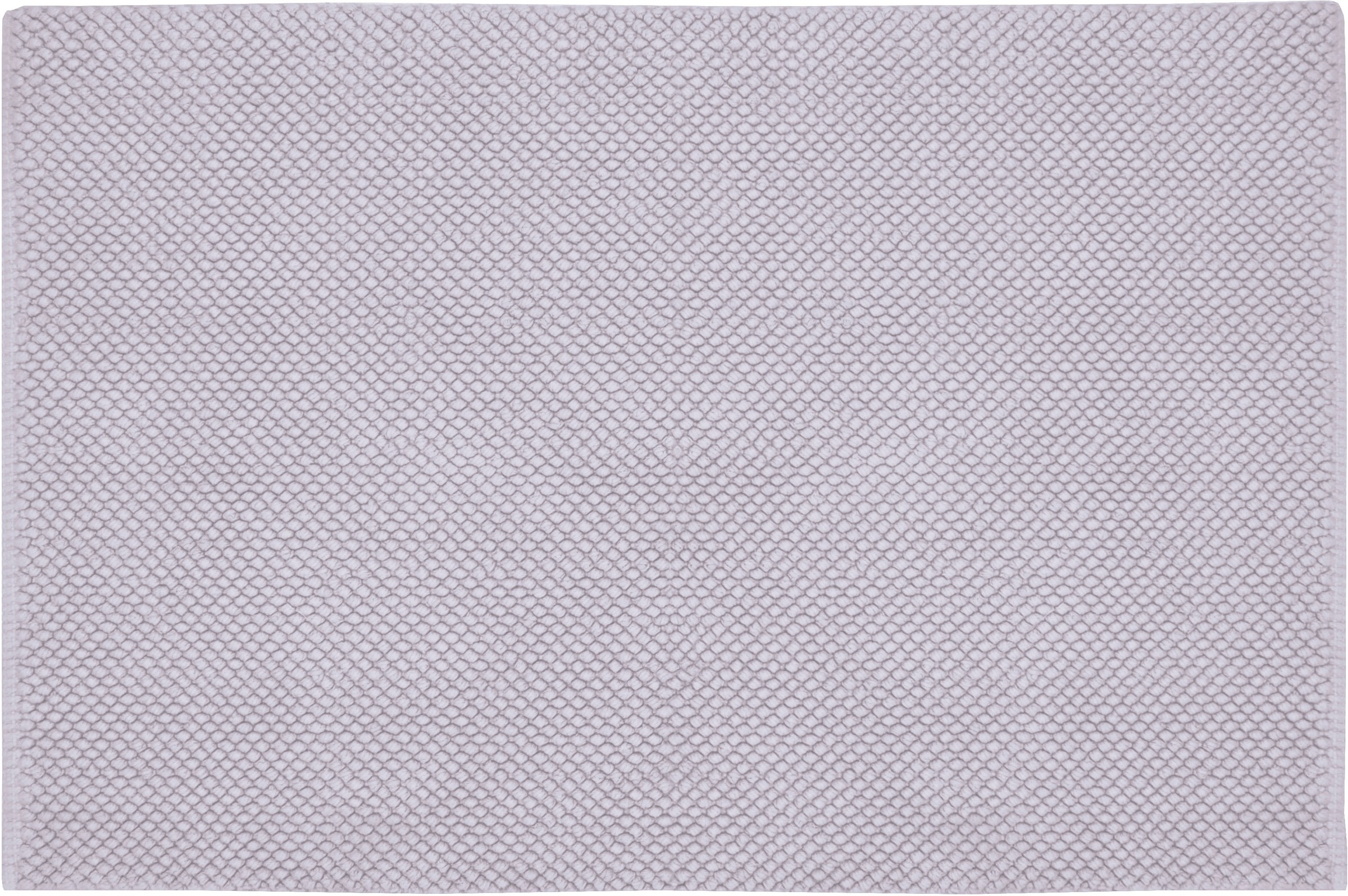 Kleine Wolke Badematte »Punto«, rutschhemmend beschichtet, fußbodenheizungsgeeignet, Badteppich, Uni Farben, Oberfläche reine Baumwolle