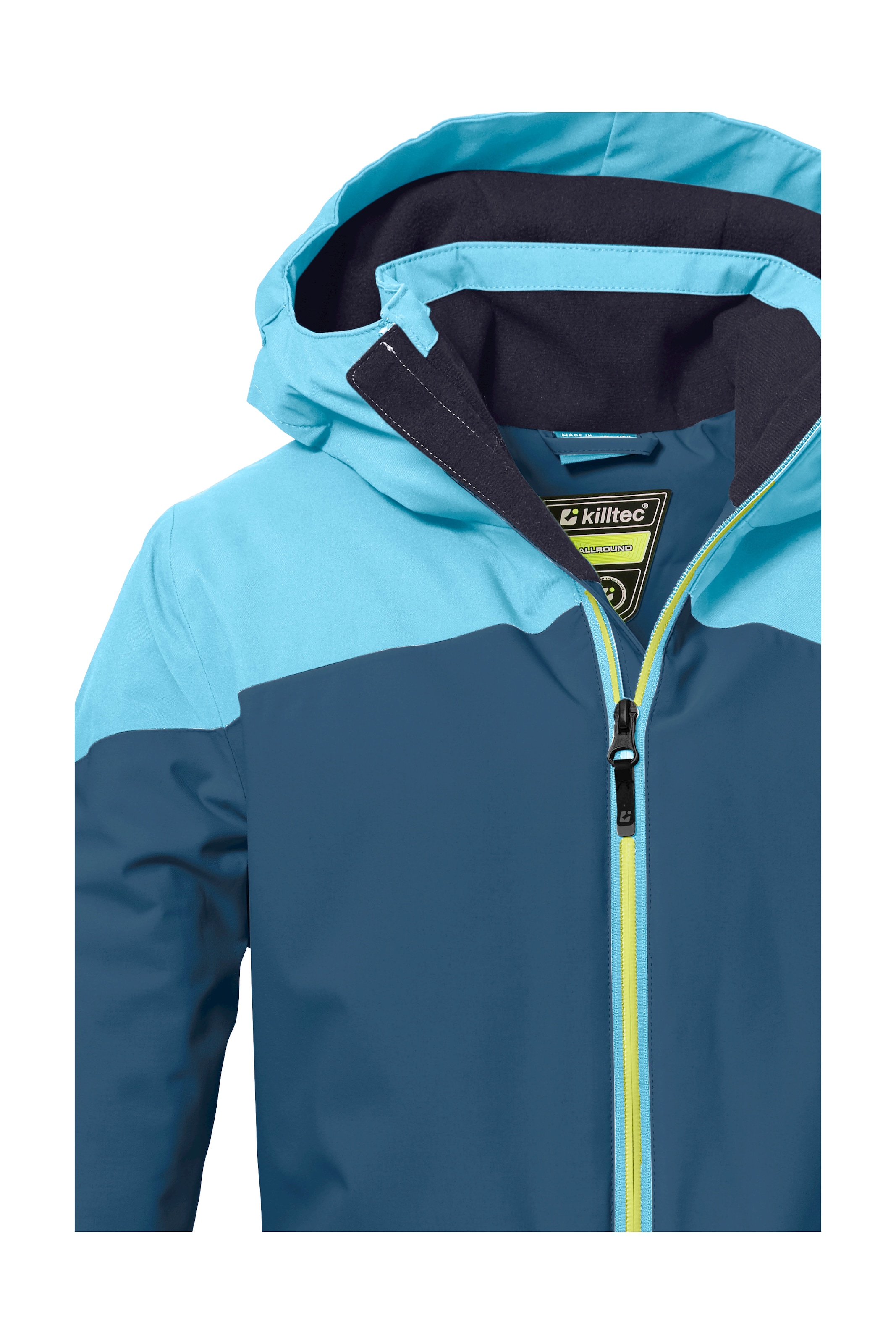 Killtec Skijacke »KSW 151 GRLS SKI JCKT« Wasserdichte, atmungsaktive Mädchenjacke mit verstellbarer Kapuze