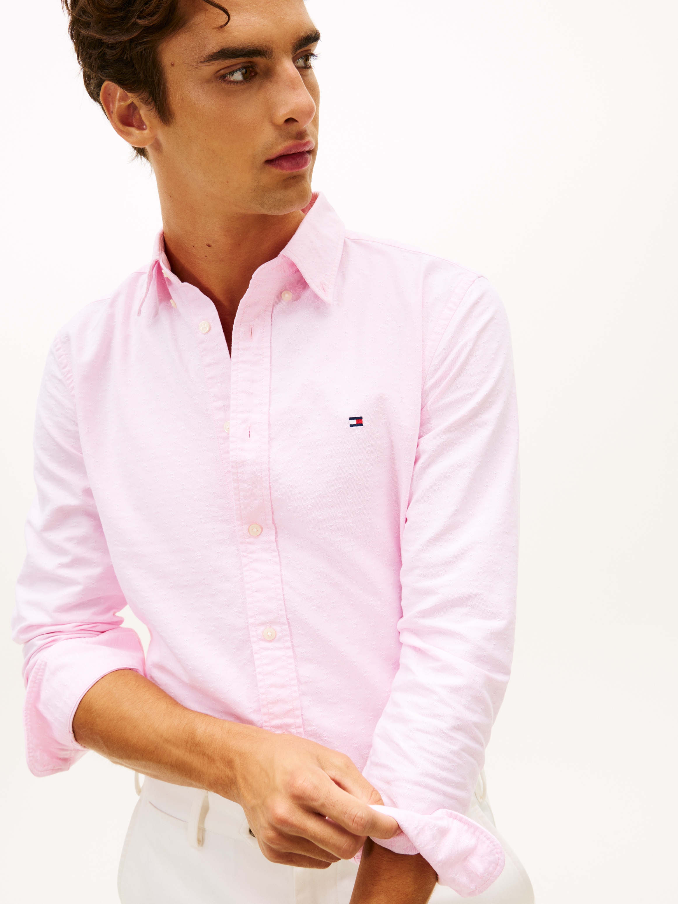 Tommy Hilfiger Langarmhemd »OXFORD DOBBY«