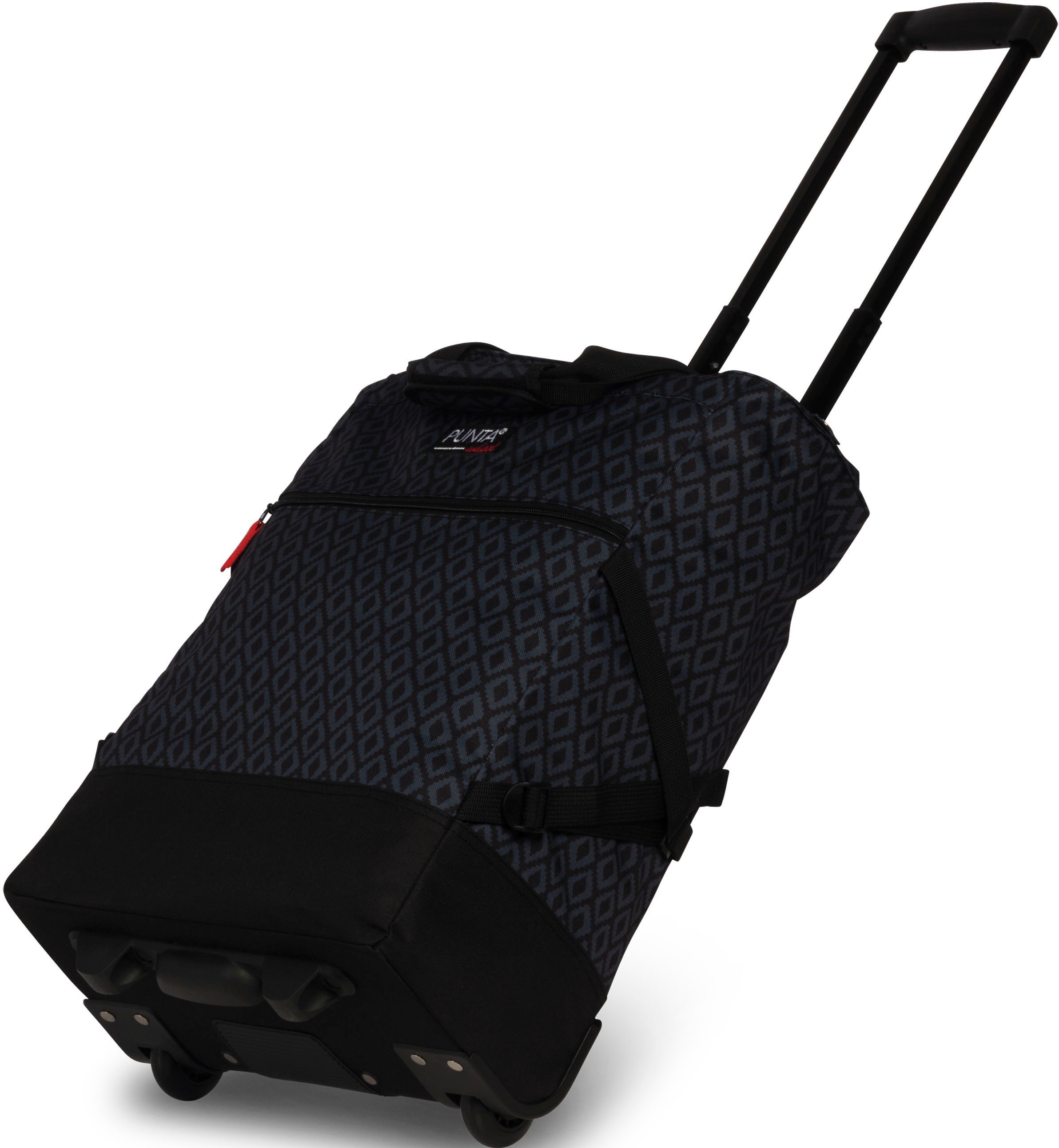 fabrizio® Einkaufstrolley »Punta-Wheel-Shopping-Roller«, (1 tlg.), edler Look mit grau/schwarz Muster