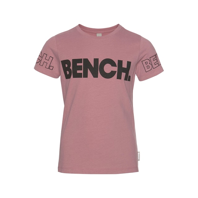 Bench. T-Shirt, mit Bench-Logo-Drucken