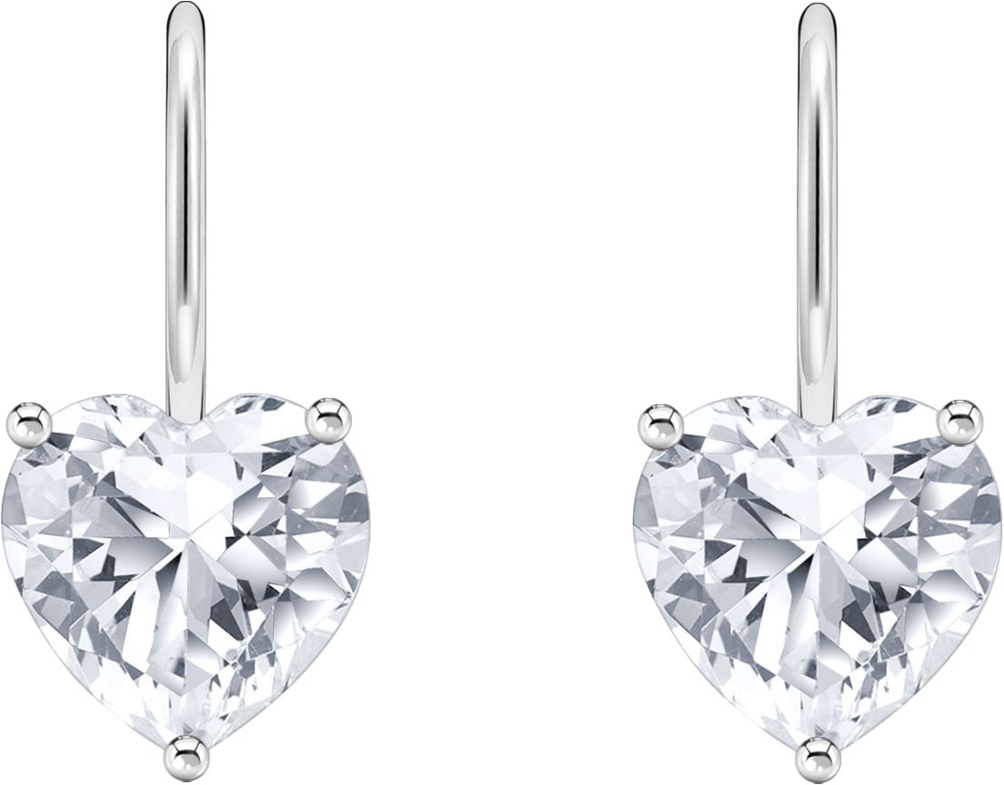 THOMAS SABO Paar Ohrhänger »mit großem Zirkoniaherz« mit Zirkonia (synth.)