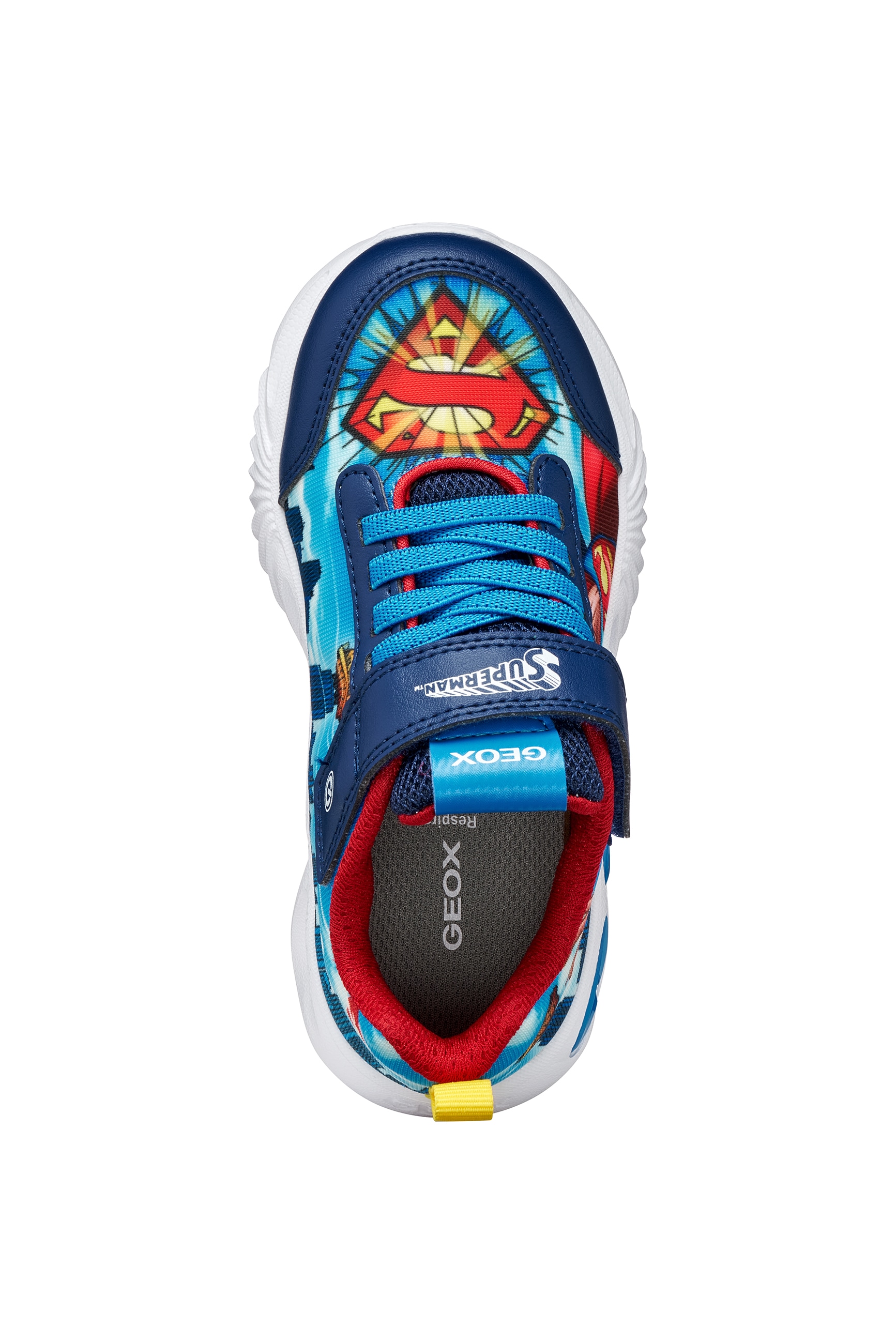 Geox Sneaker »J ASSISTER BOY«  Halbschuh mit Blinkfunktion, Größenschablone zum Download