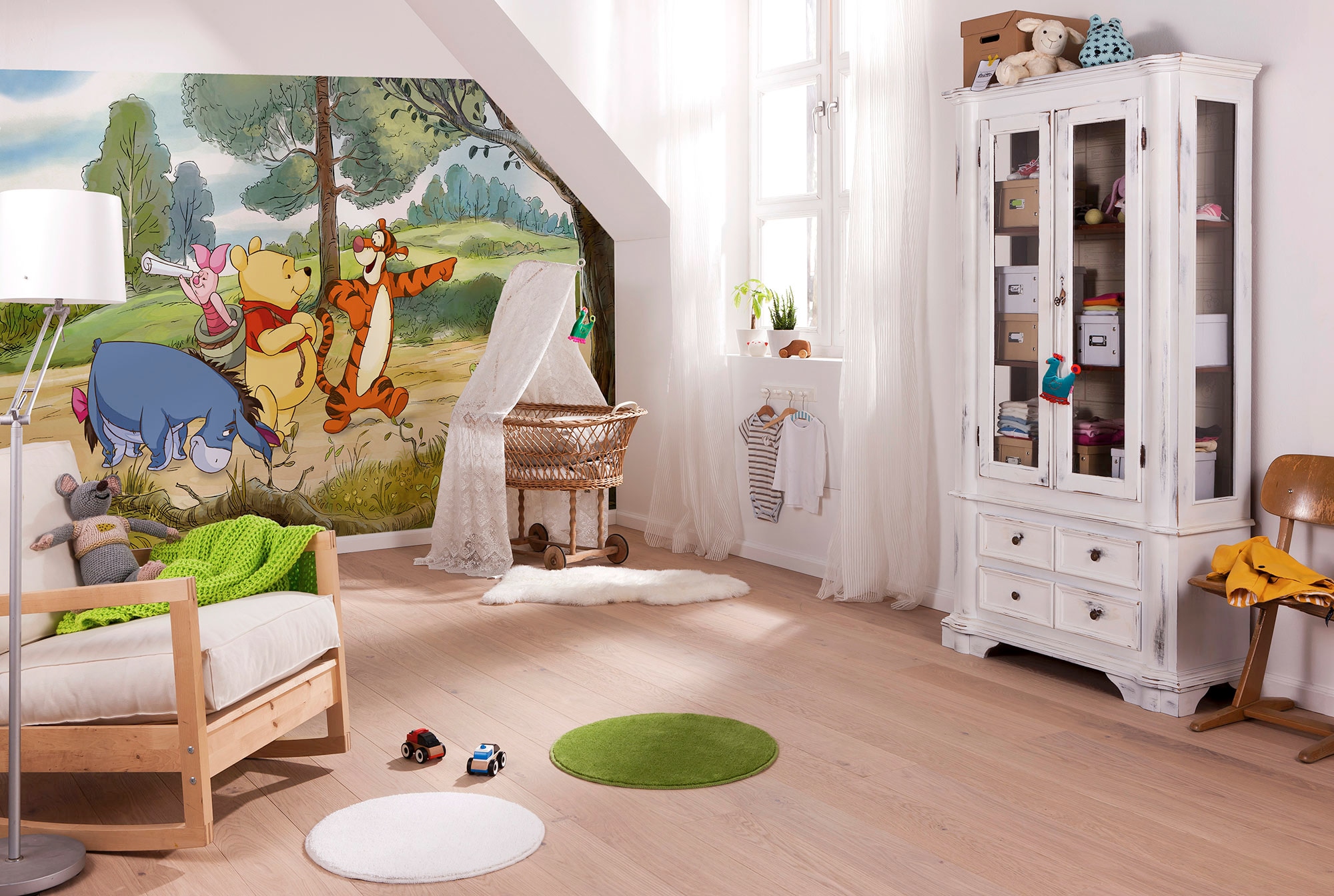 Komar Fototapete »Winnie the Pooh Expedition«, bedruckt, 250 x 200 cm (Brei günstig online kaufen