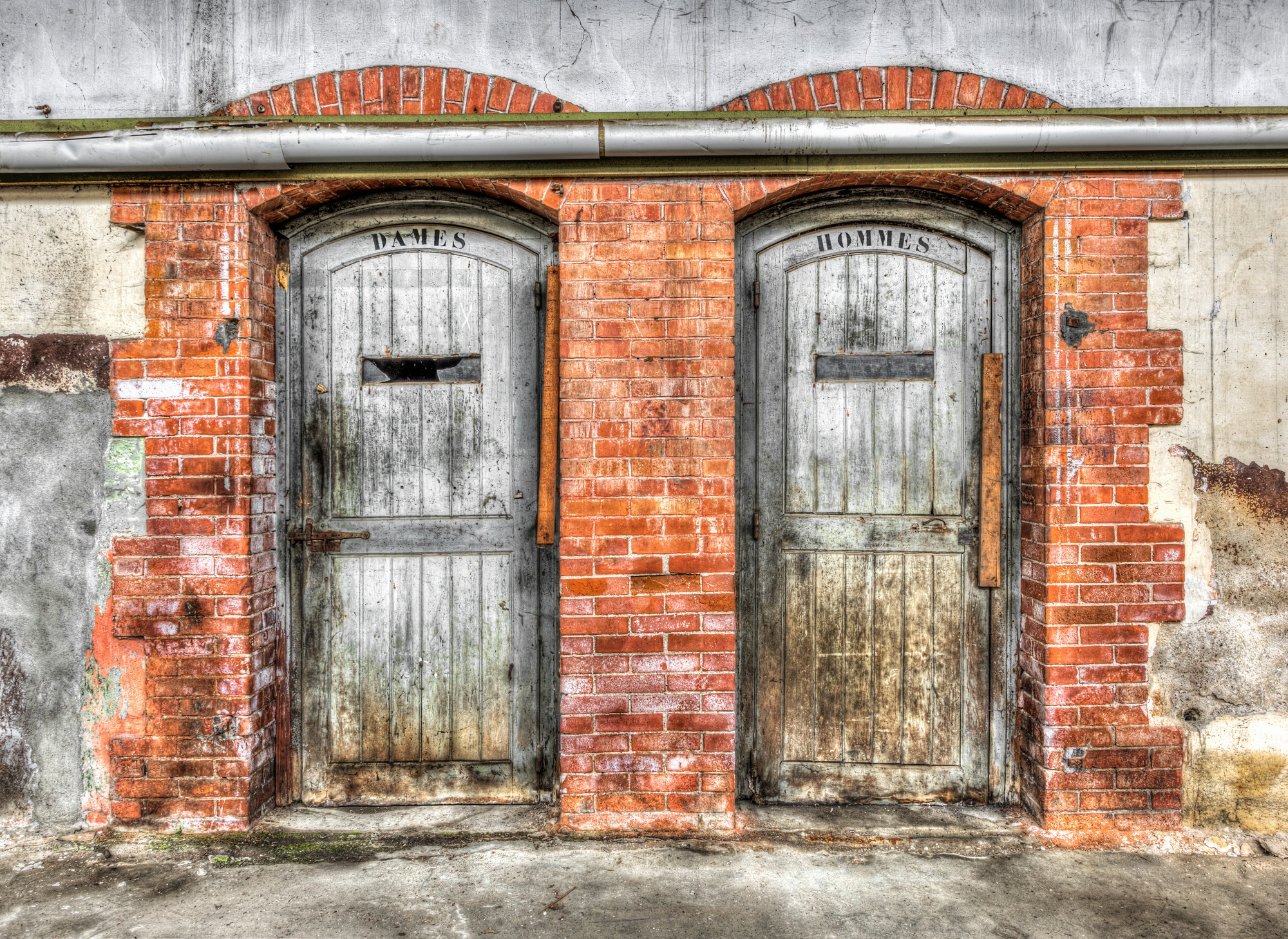 A.S. Création Vliestapete »Fototapete Vintage Türen aus Holz Charme« matt s günstig online kaufen