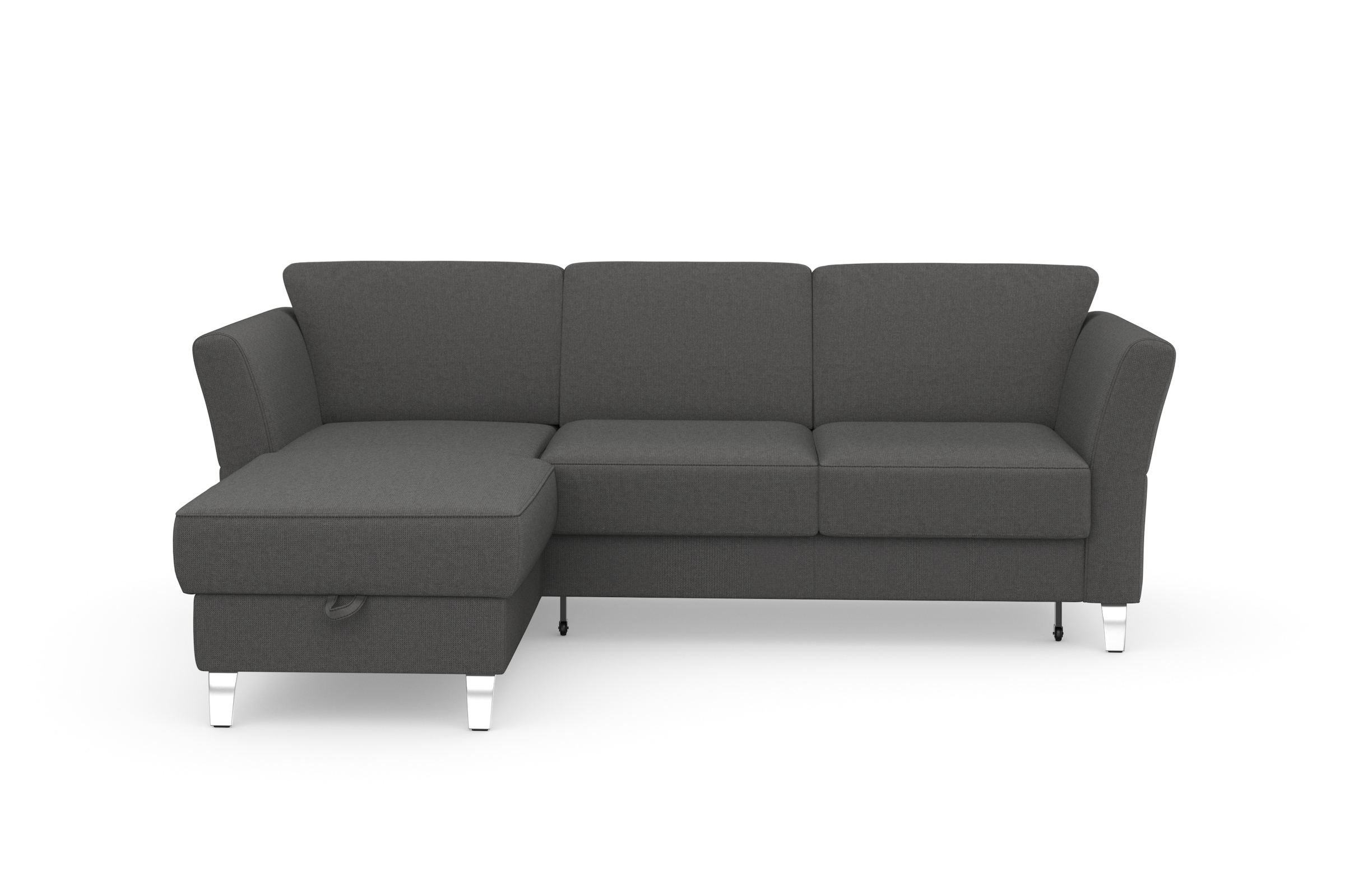 sit&more Ecksofa "Visby L-Form", wahlweise mit Bettfunktion und Bettkasten, günstig online kaufen