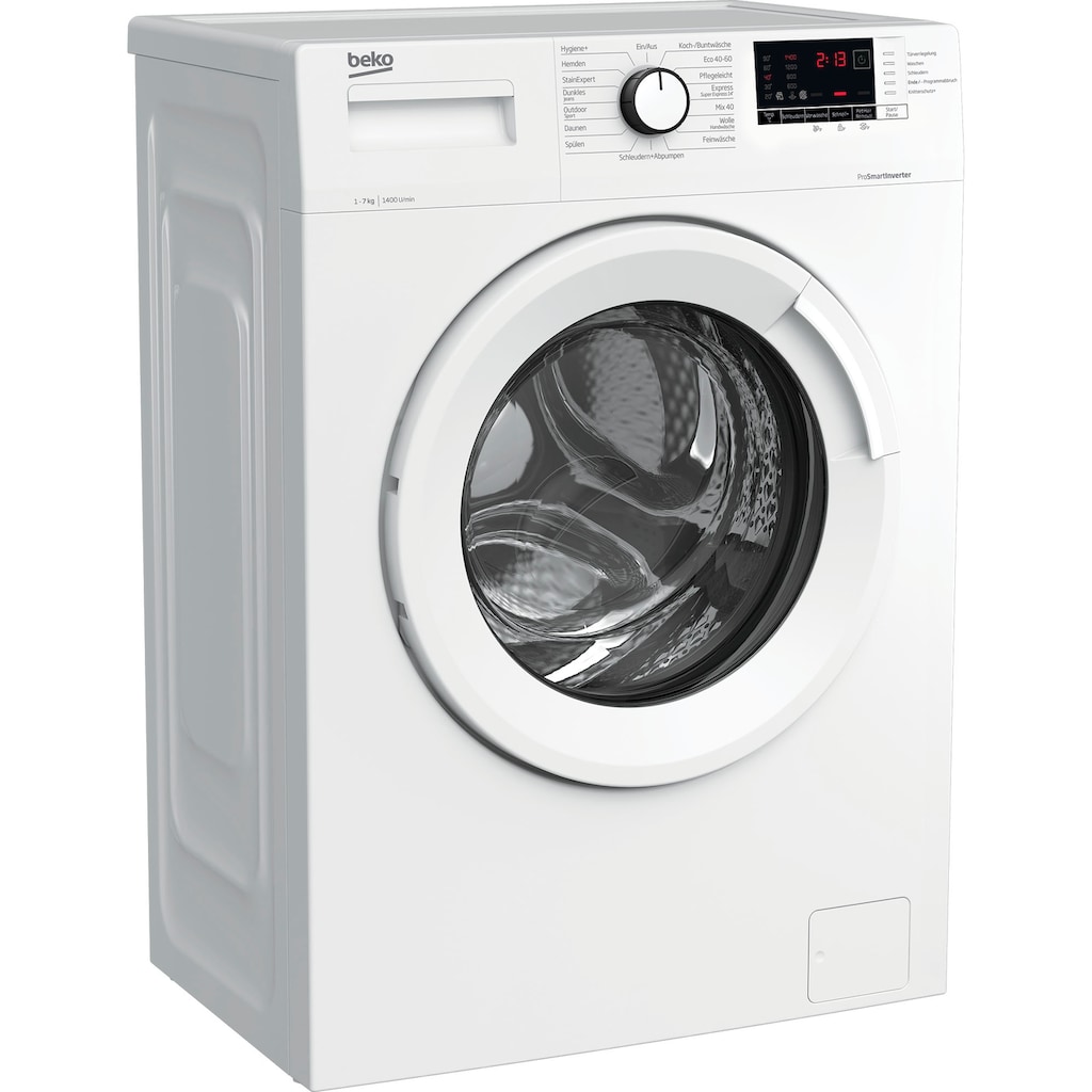 BEKO Waschmaschine »WML71433NRS1«, WML71433NRS1, 7 kg, 1400 U/min