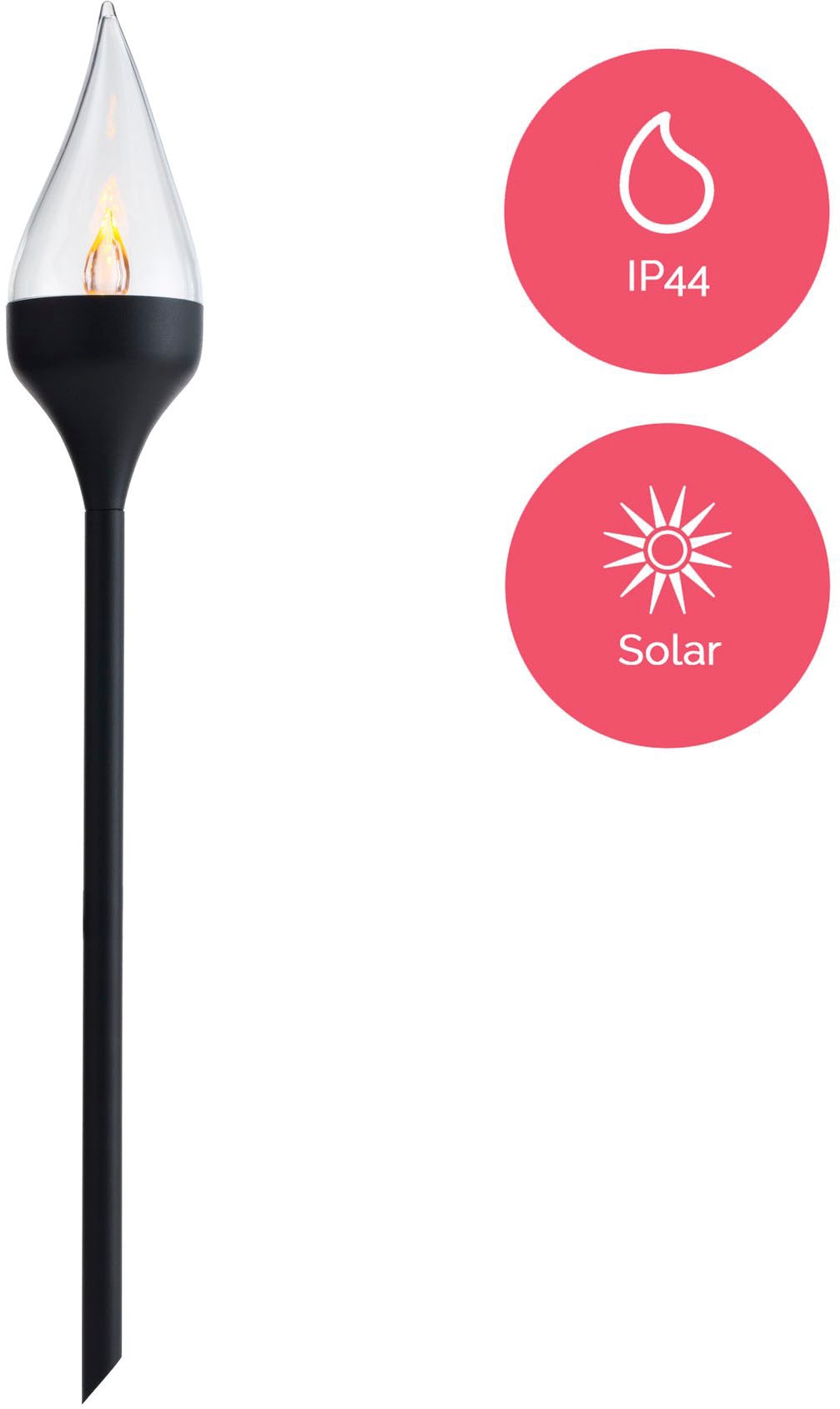 Sunshine - flammig-flammig, Sweetness«, Solarbetrieben, 2 »Erdspieß Raten 2er LED-Modul, auf Set Solarleuchte LED Pauleen kaufen