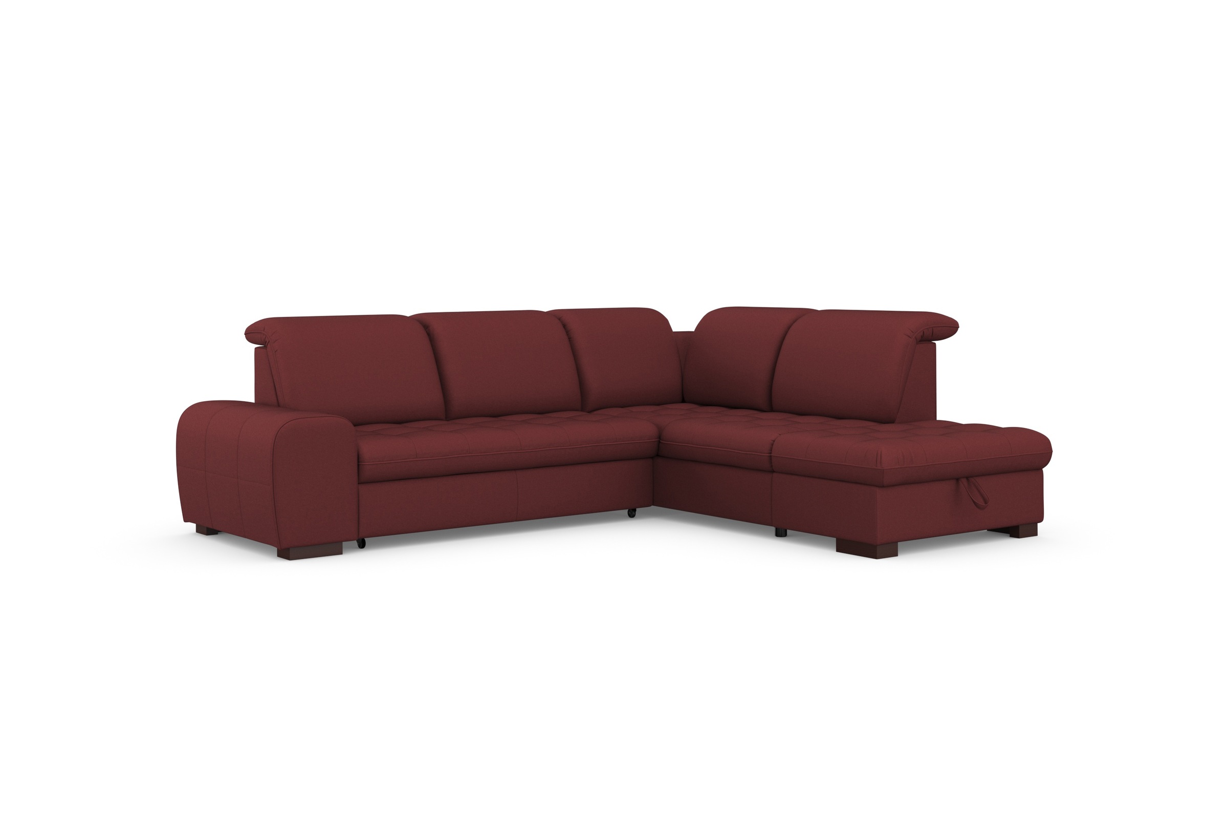 sit&more Ecksofa »Luxor L-Form«, wahlweise mit Bettfunktion, Stauraum und Kopfteilverstellung