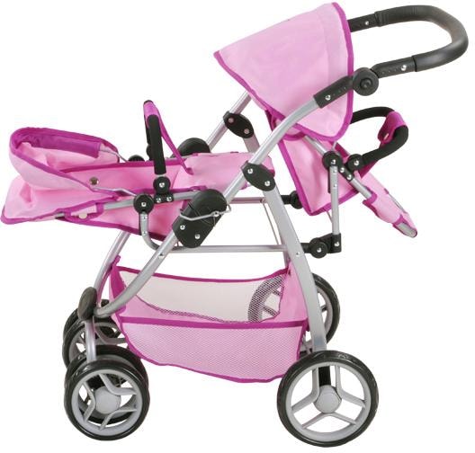 Knorrtoys® Puppen-Zwillingsbuggy »Big Twin - UMA. Das Einhorn«