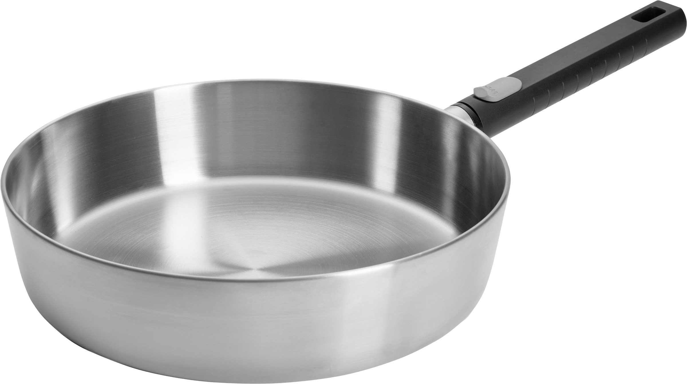 WOLL Schmorpfanne »Logic Steel« Edelstahl 18/10 1 Stk. tlg. 5-Schicht-Aufba günstig online kaufen