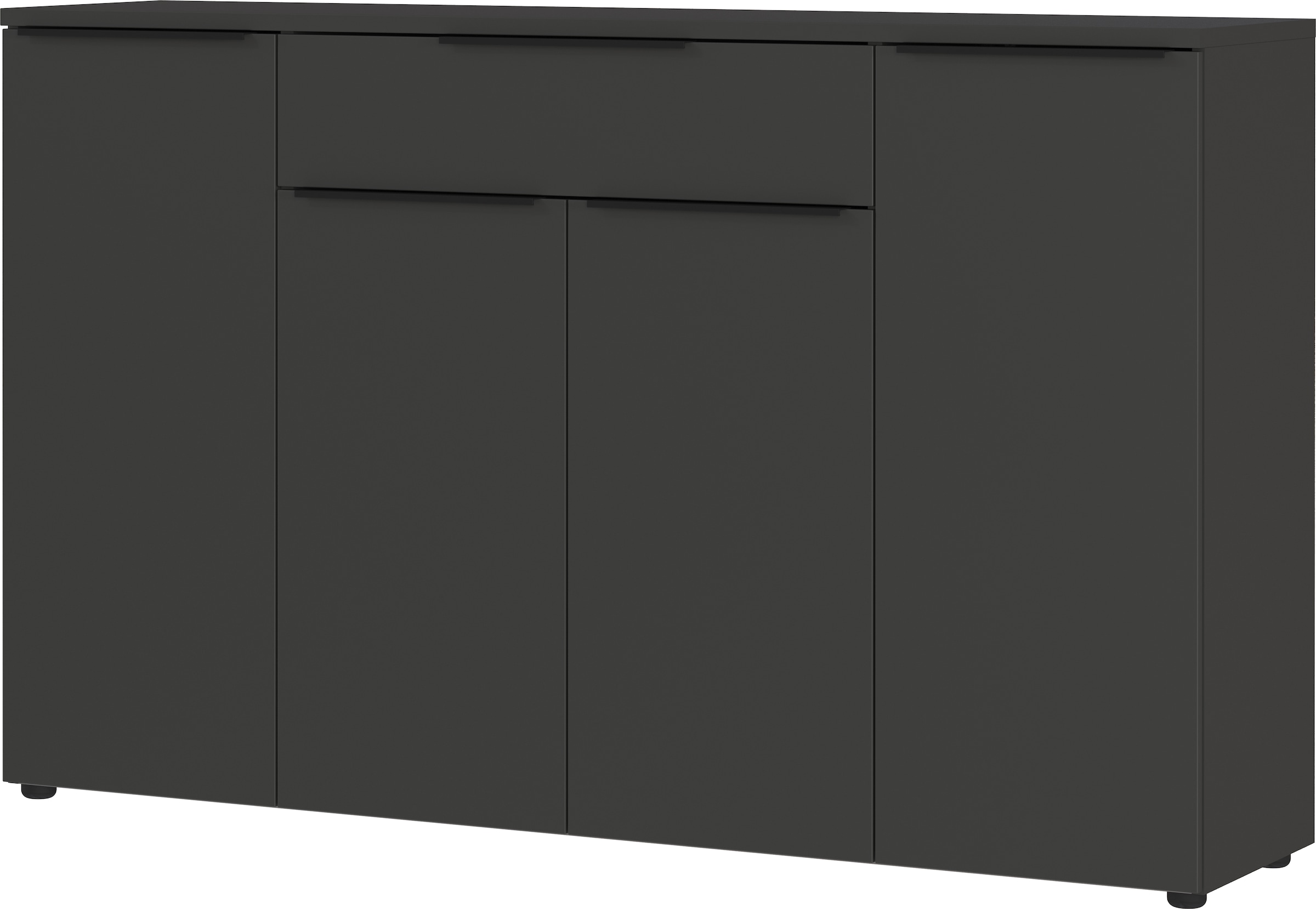 GERMANIA Büromöbel-Set »Mailand«, (4 tlg.), inkl. Schreibtisch, Rollcontainer, Raumteiler und Sideboard