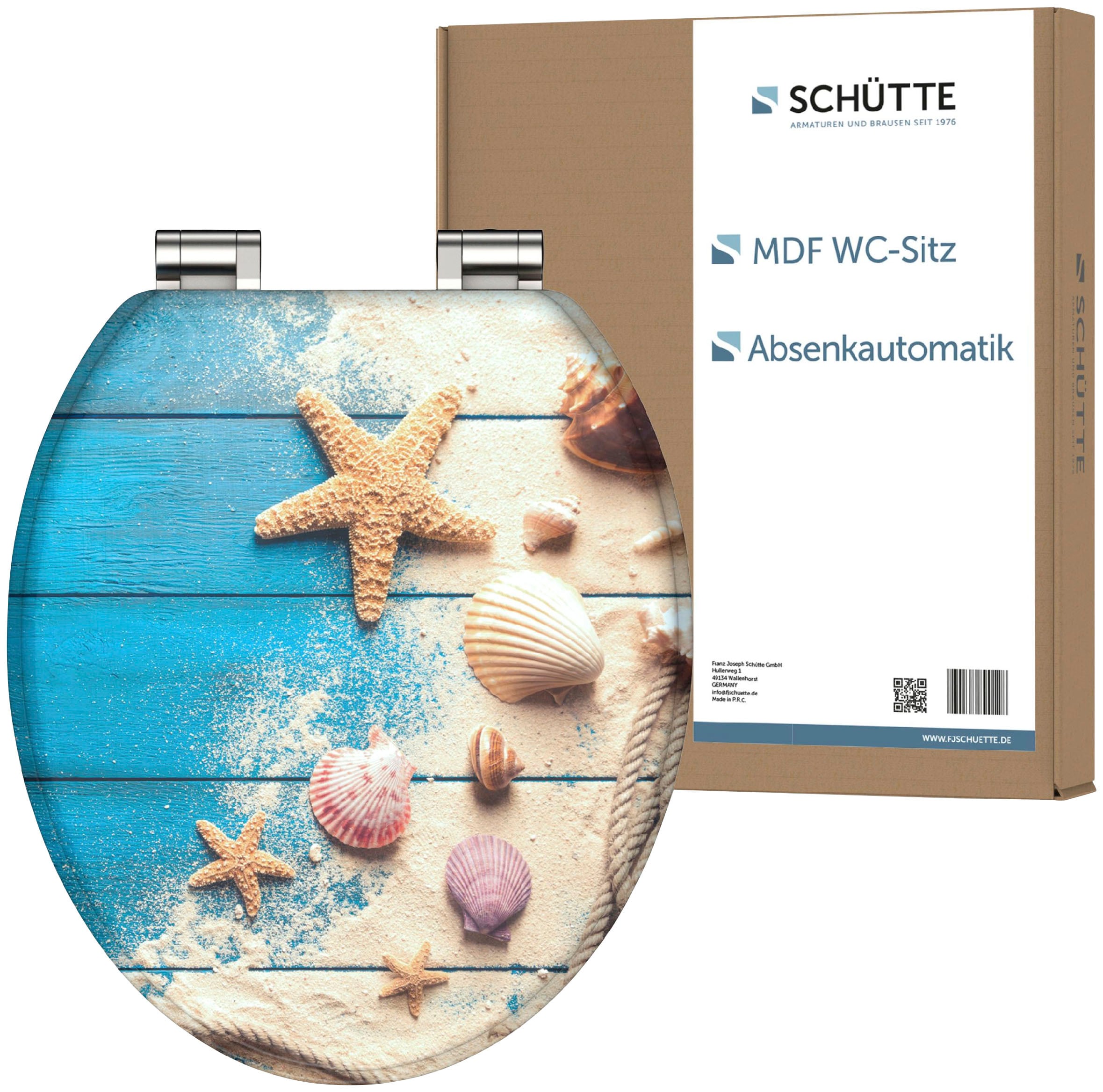Schütte WC-Sitz »BEACH AND WOOD«, Toilettendeckel, mit Absenkautomatik günstig online kaufen