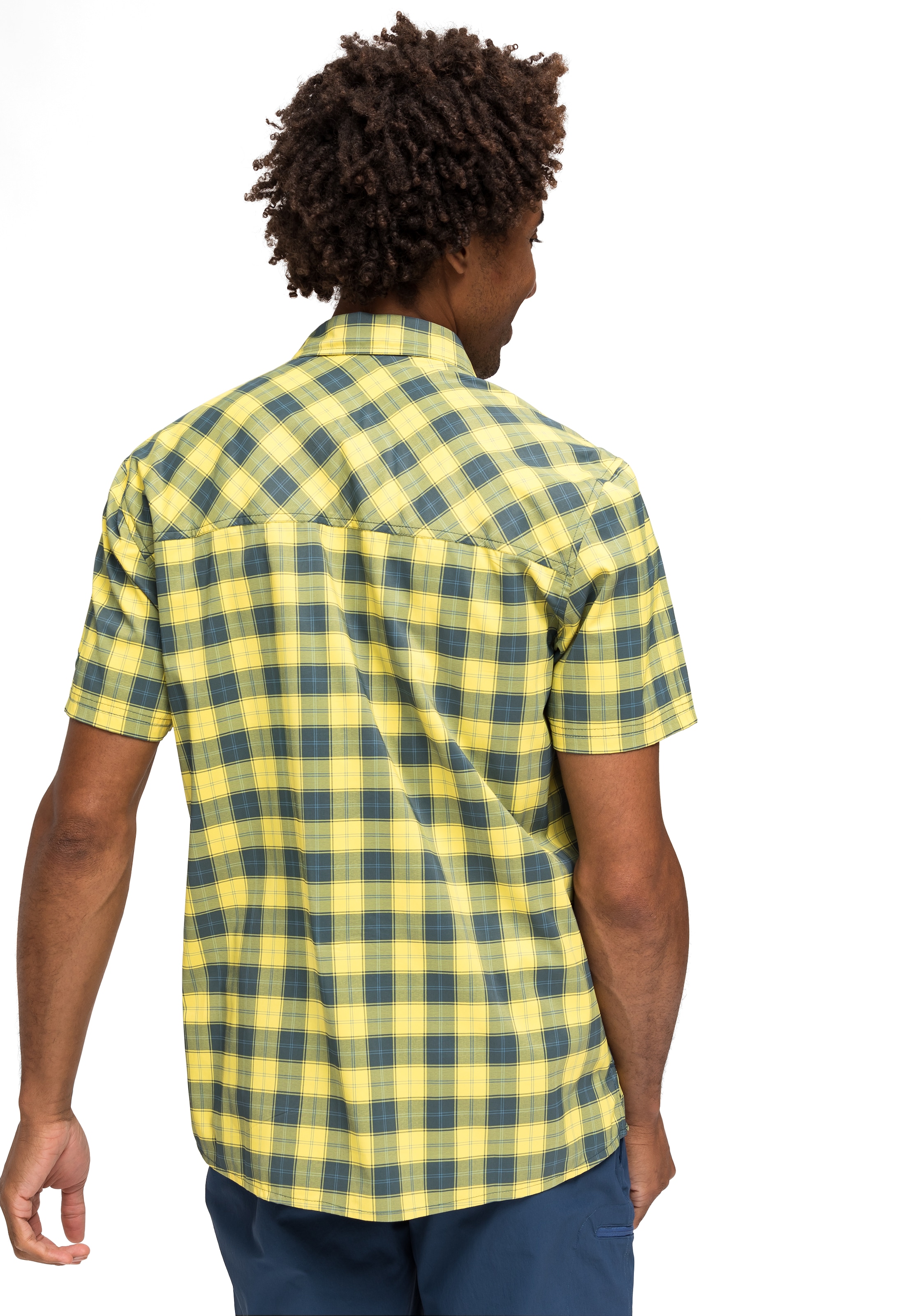 »Kasen M«, Herrenhemd, online Wanderhemd, atmungsaktives Karohemd Maier kurzarm kaufen S/S Sports Outdoorhemd