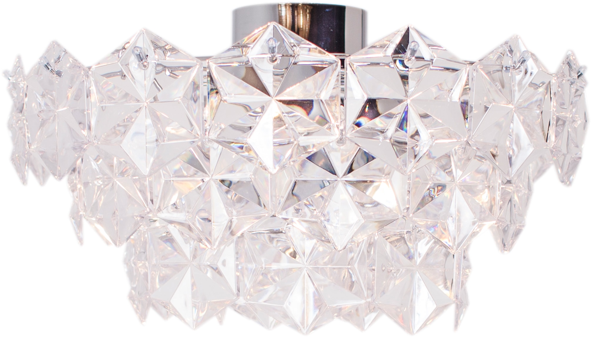 By Rydens Deckenleuchte »Monarque« E27 1 Stk. Deckenleuchte mit Glas Prisme günstig online kaufen