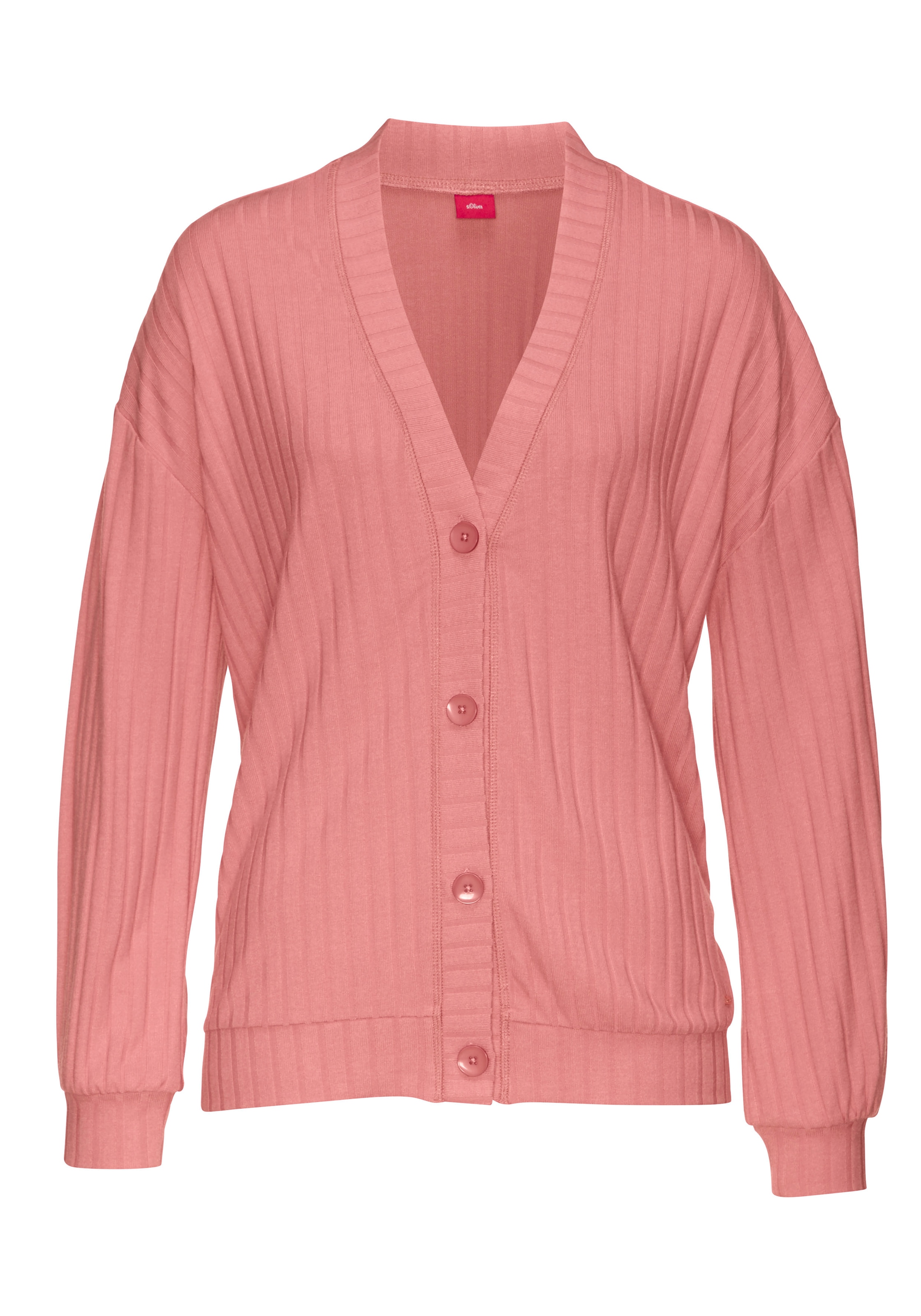 s.Oliver Cardigan, mit breiter Knopfleiste, Loungewear