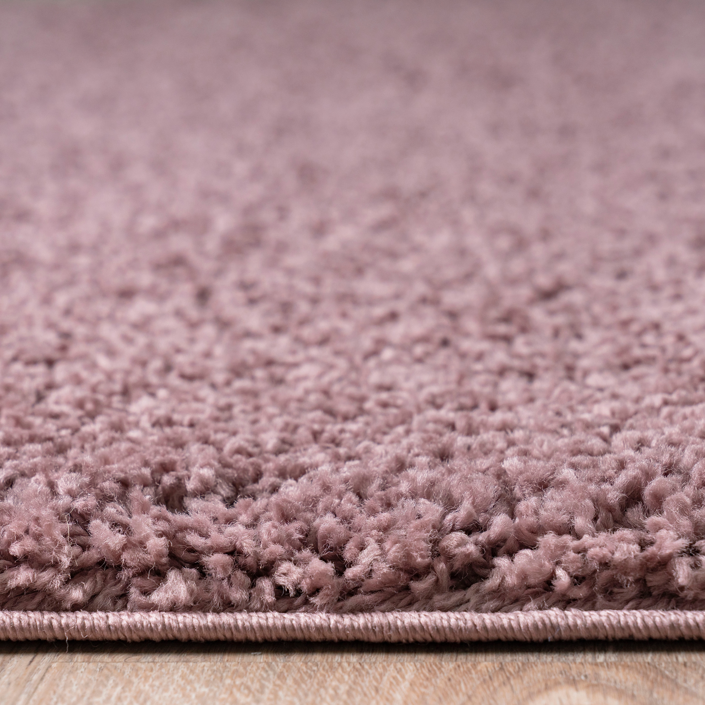 my home Teppich »Viva Teppich rund«, rund, 45 mm Höhe, Uni-Farben, einfarbig, besonders weich und kuschelig