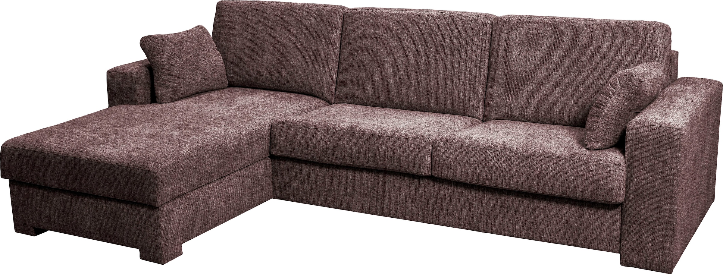 Home affaire Ecksofa Roma "L" Dauerschlaffunktion, mit Unterfederung, Matratzenhöhe 14cm, Liegemaße ca 163x198 cm, L-Form