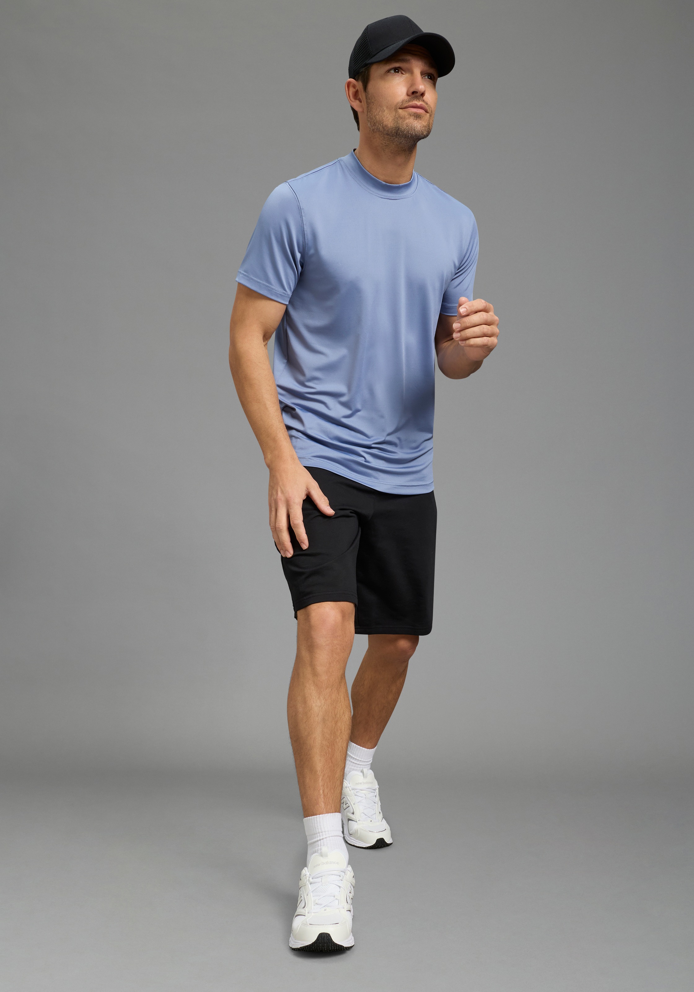 Ocean Sportswear Funktionsshirt »atmungsaktiv , quick dry« schmal geschnitten, Kurzarm, schnell trocknend, unifarben