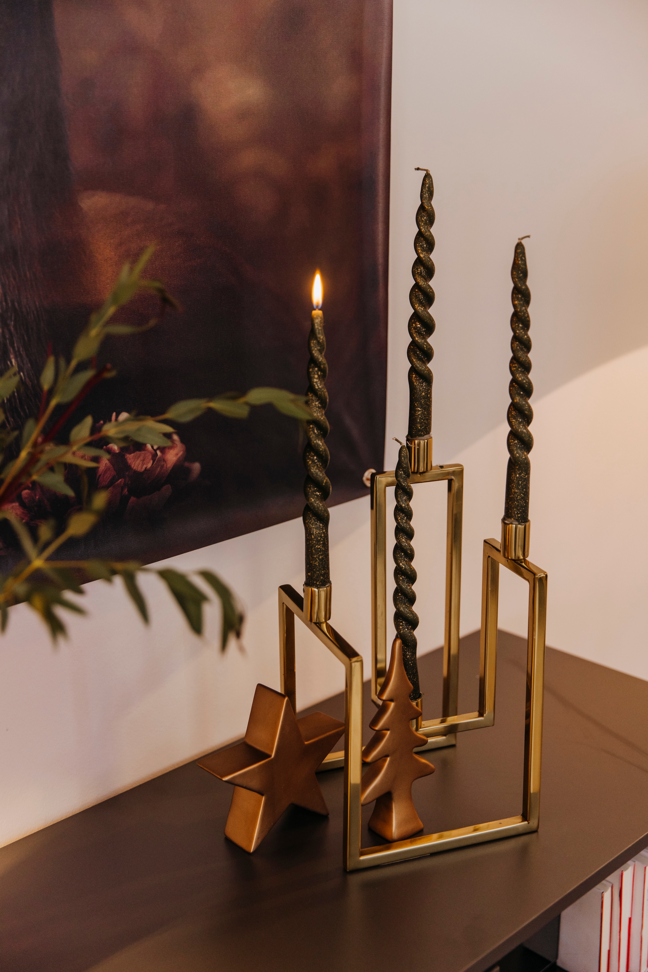 Edelstahl«, Stabkerzenhalter, St.), Adventsleuchter 4 bestellen -flammig, Kerzenständer »aus AM Design online (1